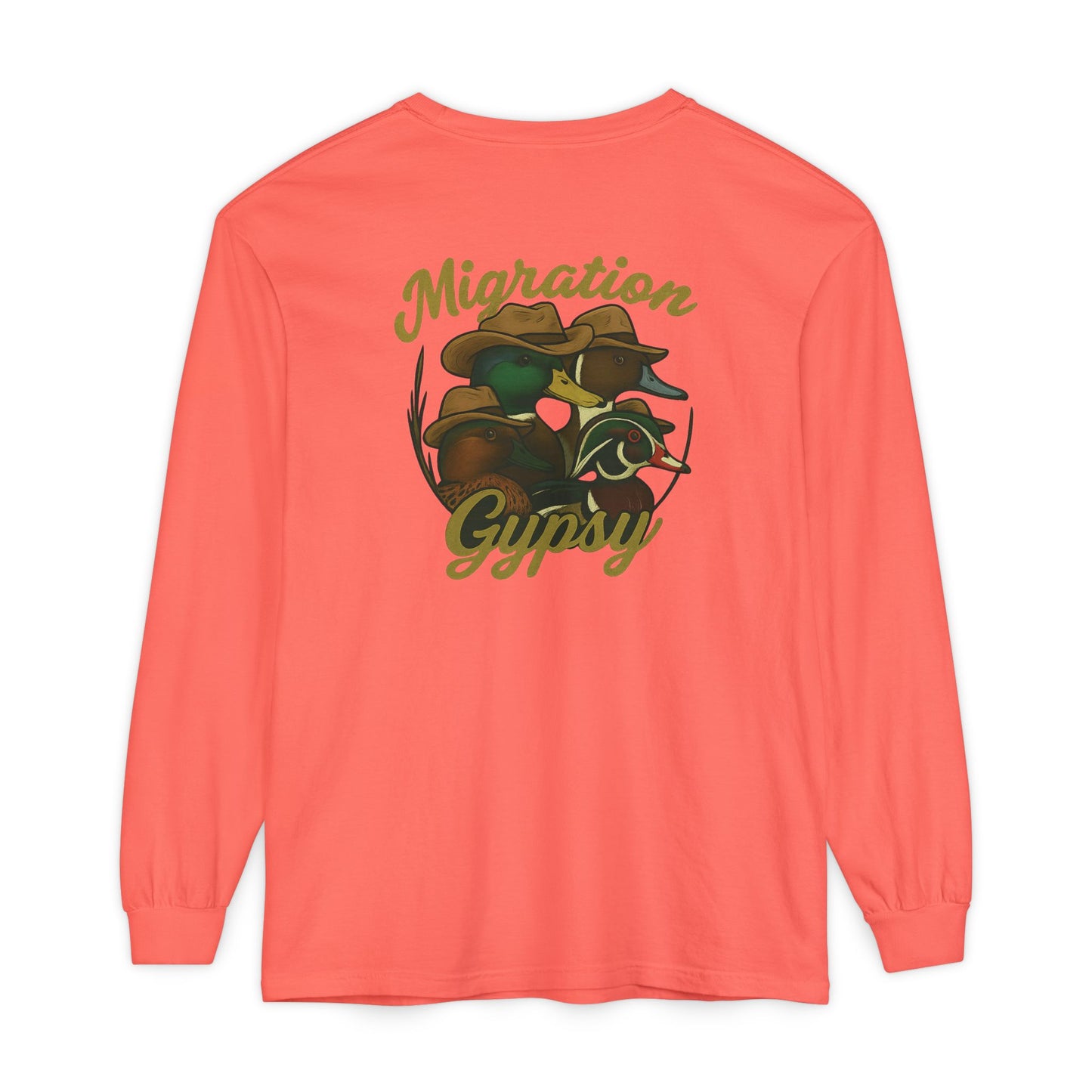 Men's Gypsy Gang Long Sleeve Tee - Mallard, Pintail, Wood Duck and Teal