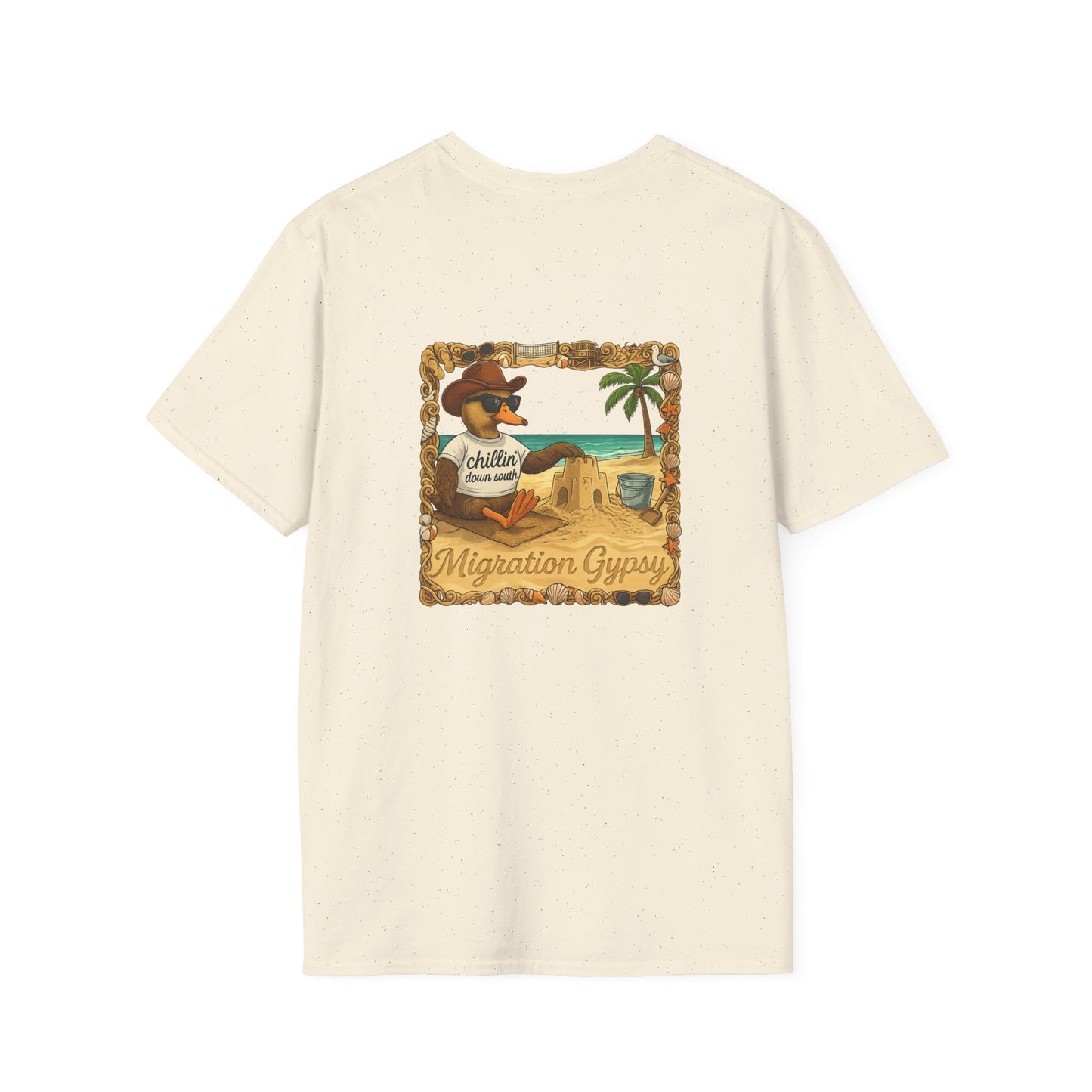 Gypsy Beach Scene "Chillin' Down South" Vintage Surf Tee