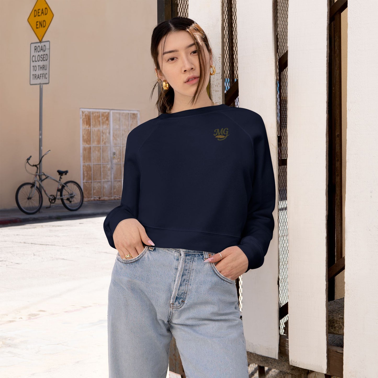 Migration Mallard Cropped Pullover | Fleece Sweatshirt