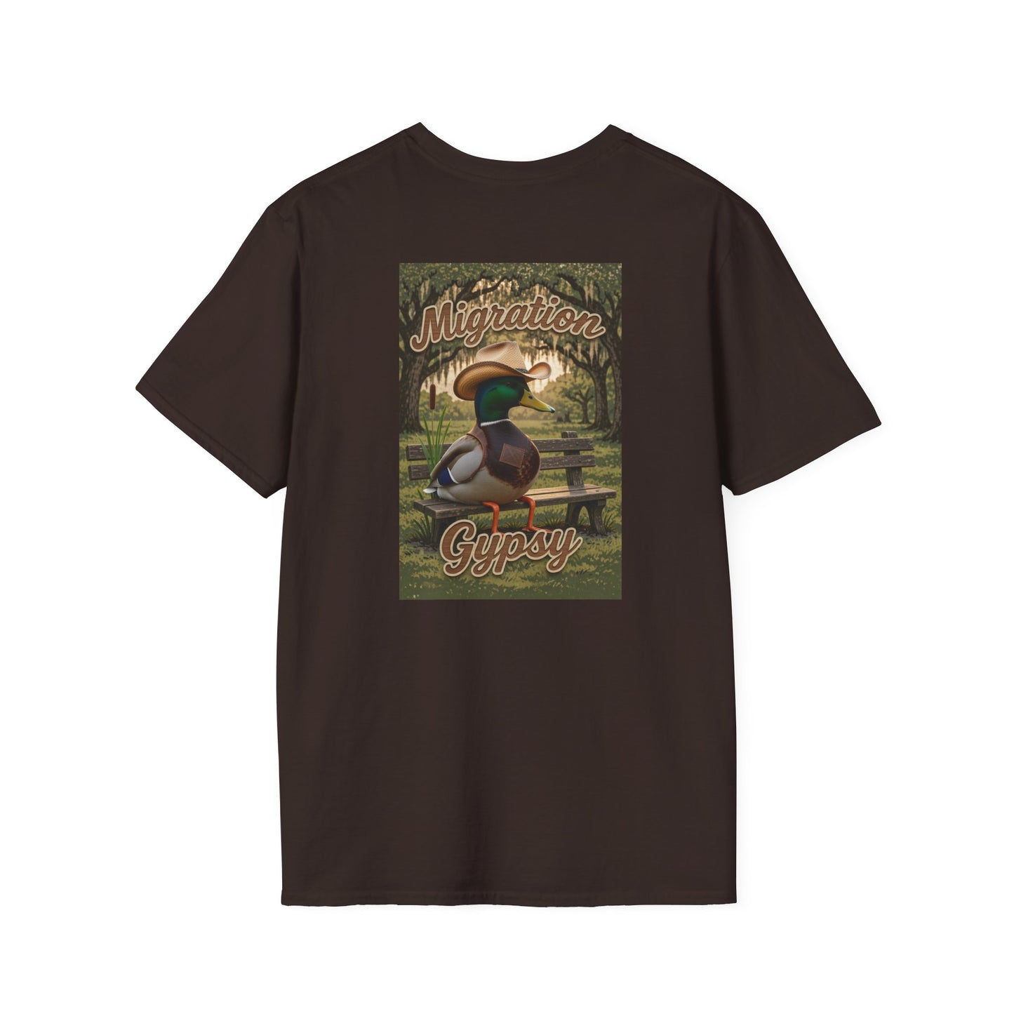 Mallard Park Bench Mallard - MG Front Unisex Tee