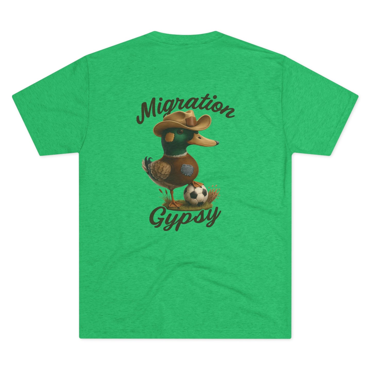 Soccer Migration Mallard Tee w/Soccer Ball Front Mallard Back