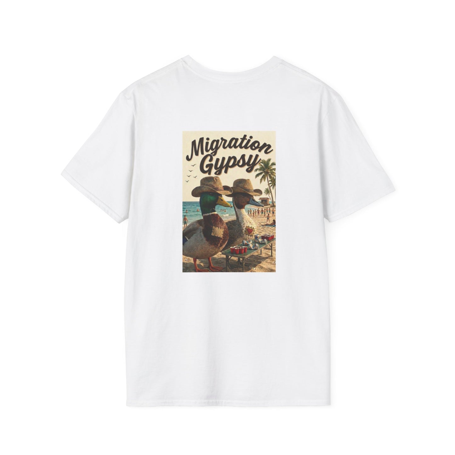 Beach Beer Pong Dual Migrators Tee
