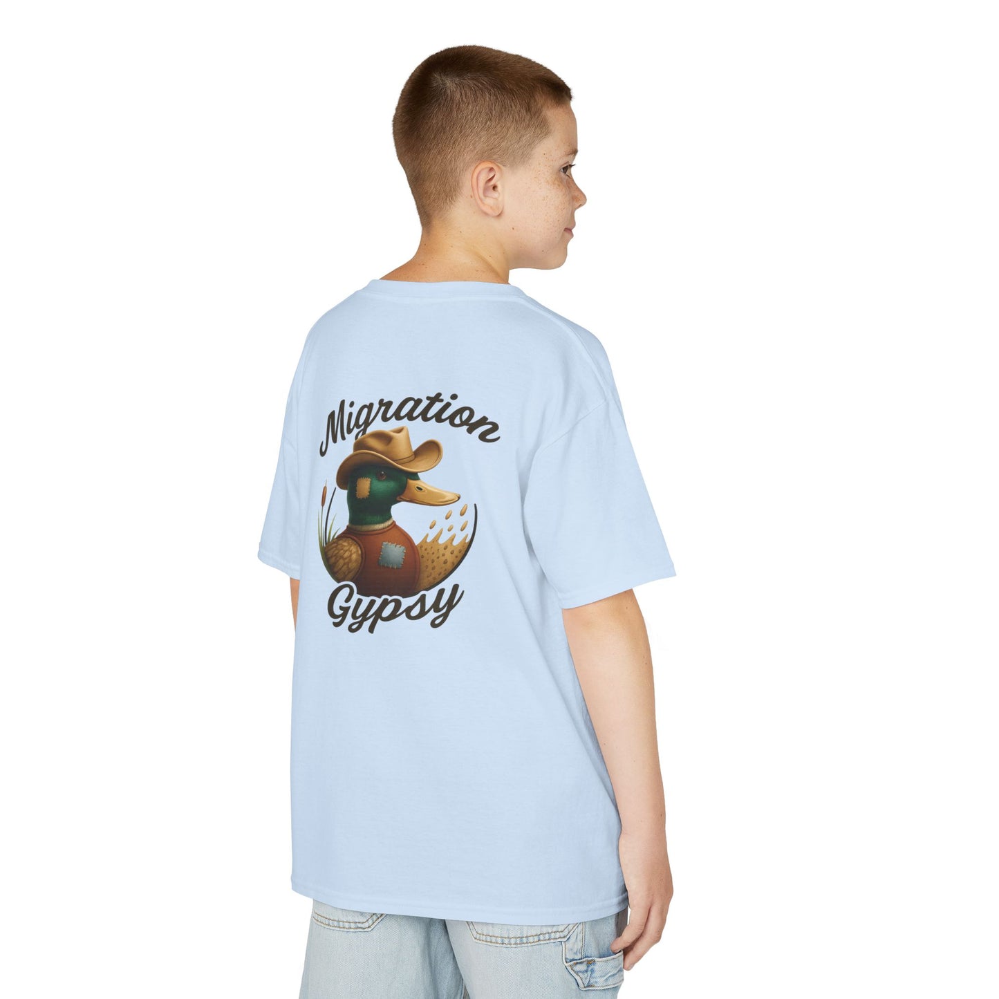 Kids Tee — Mallard Migration Gypsy Front & Back
