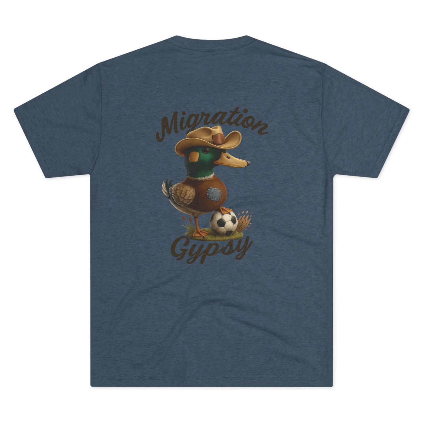 Soccer Migration Mallard Tee w/Soccer Ball Front Mallard Back
