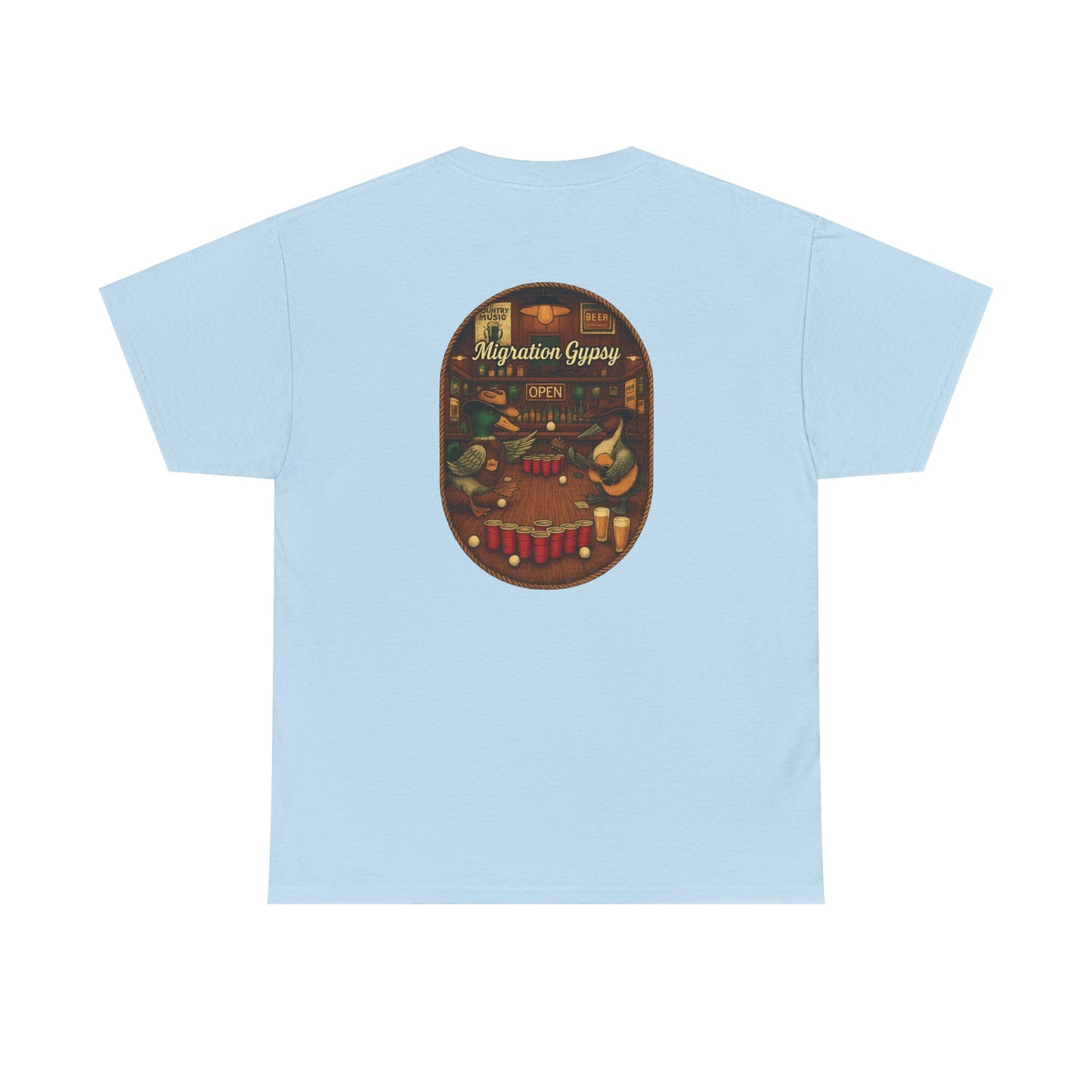 Gypsy Beer Pong Unisex Heavy Cotton Tee