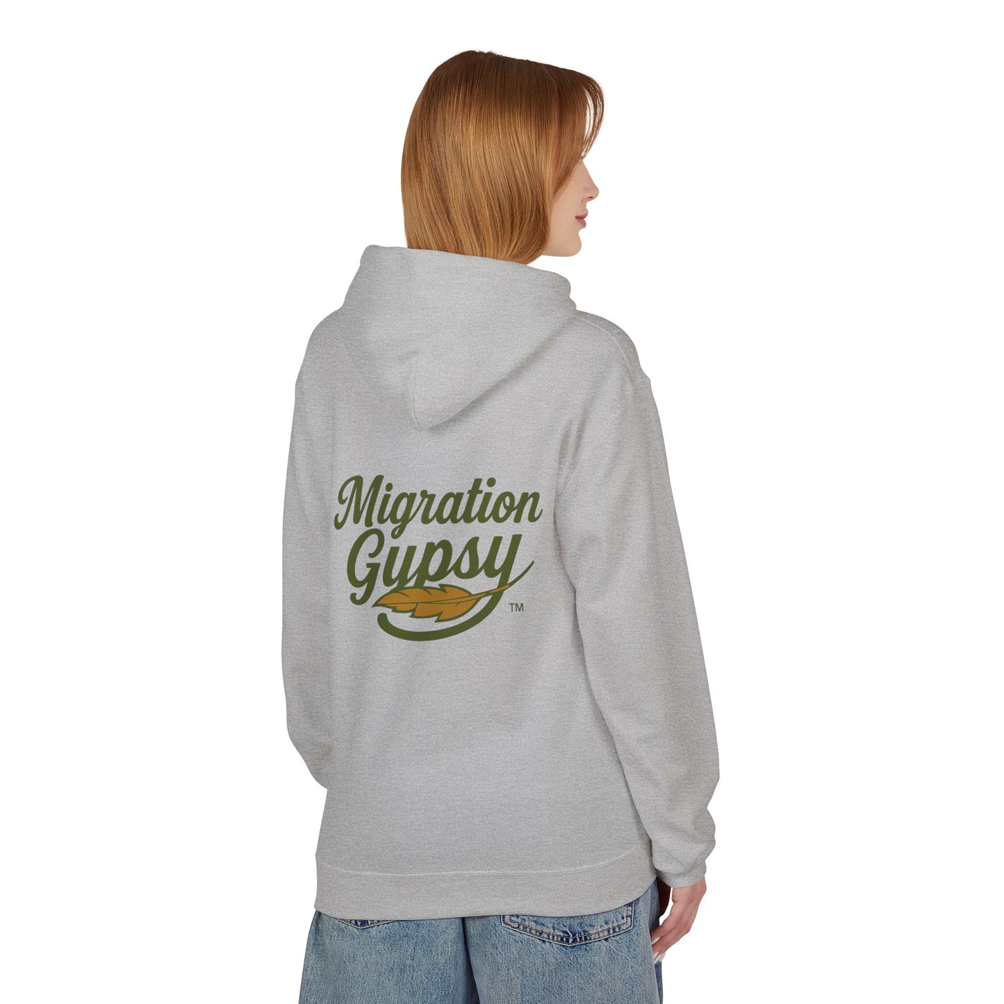 Pintail Migration Gypsy Hoodie — Vintage Outdoors Travel Logo Pullover
