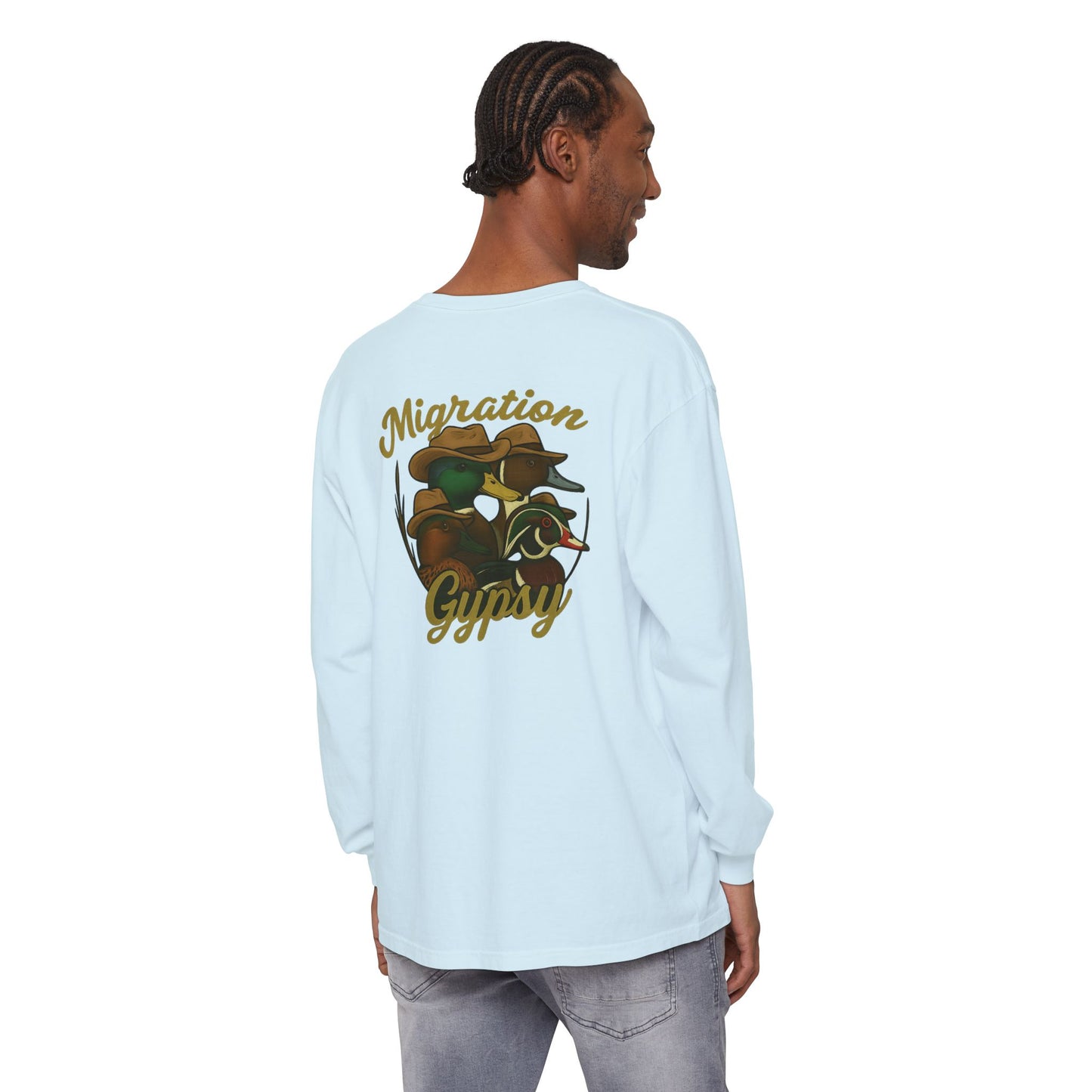 Men's Gypsy Gang Long Sleeve Tee - Mallard, Pintail, Wood Duck and Teal