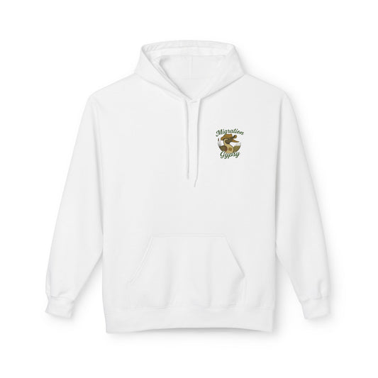 Pintail Migration Gypsy Hoodie — Vintage Outdoors Travel Logo Pullover