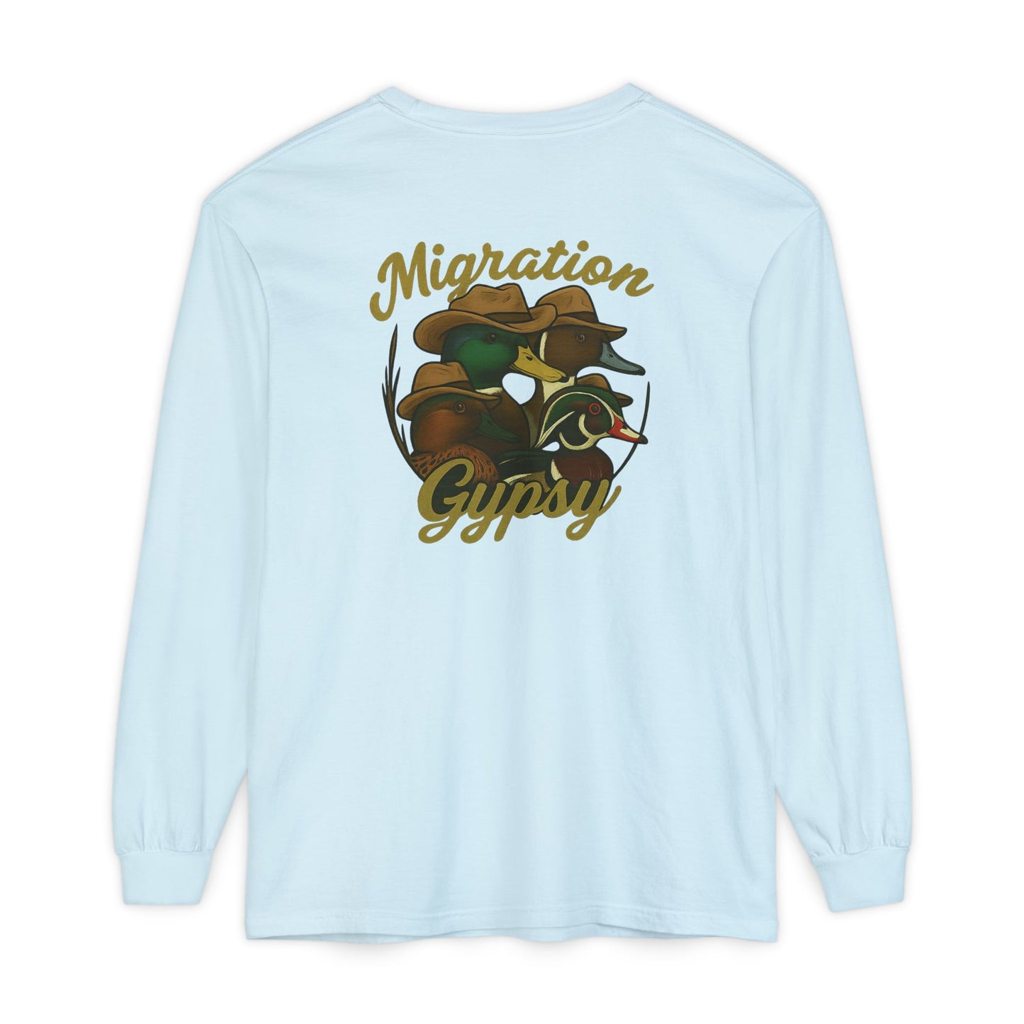 Men's Gypsy Gang Long Sleeve Tee - Mallard, Pintail, Wood Duck and Teal