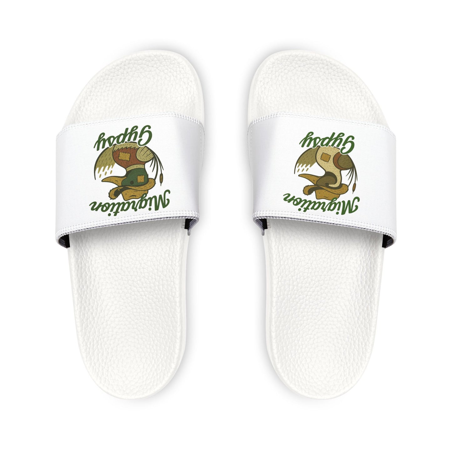 Youth Slides — Mallard Pintail Sandals