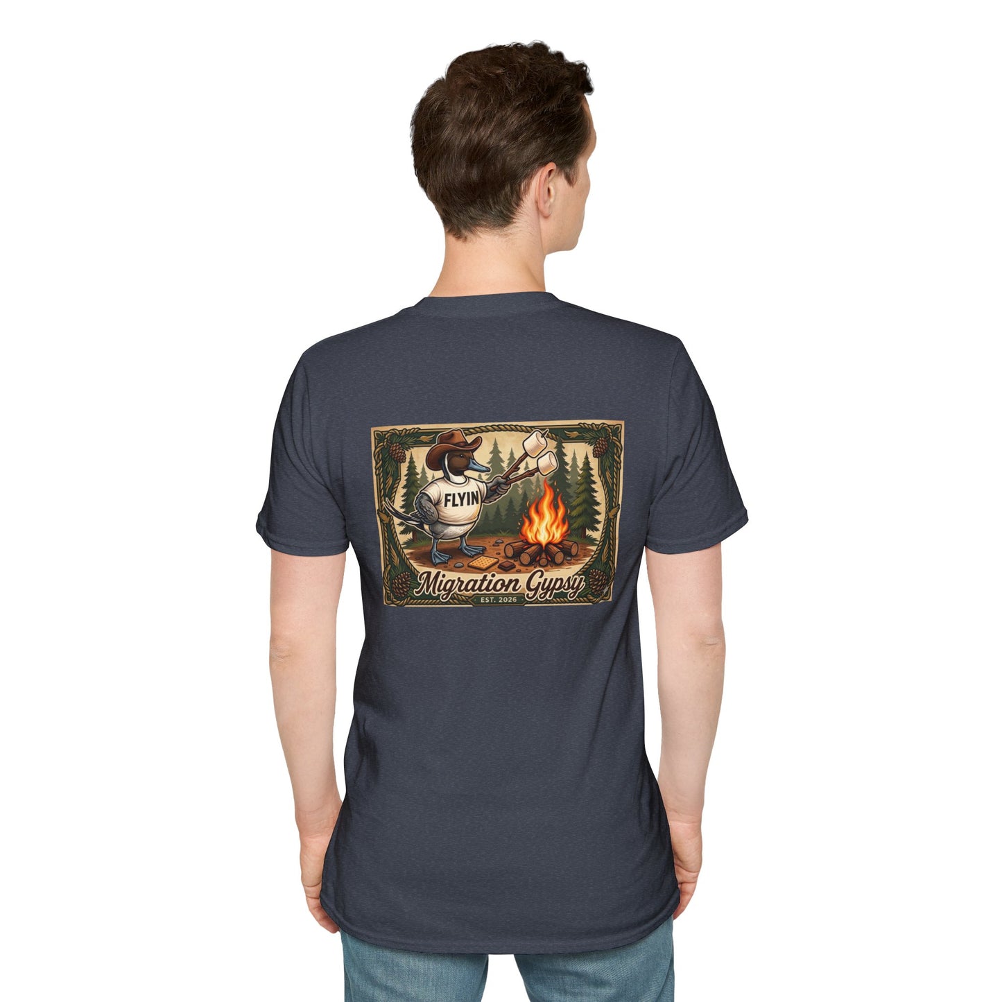 Flyin' Campfire T-Shirt — 2 Back Styles