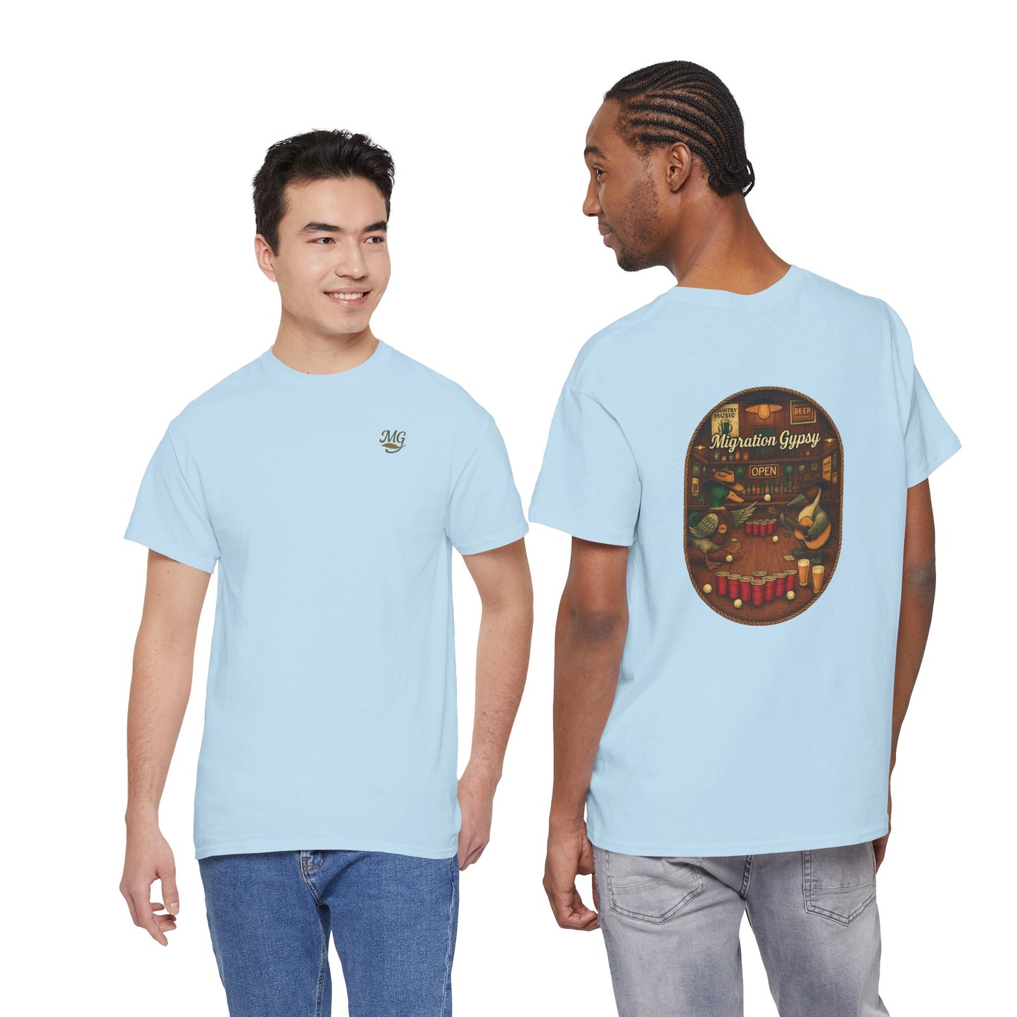 Gypsy Beer Pong Unisex Heavy Cotton Tee