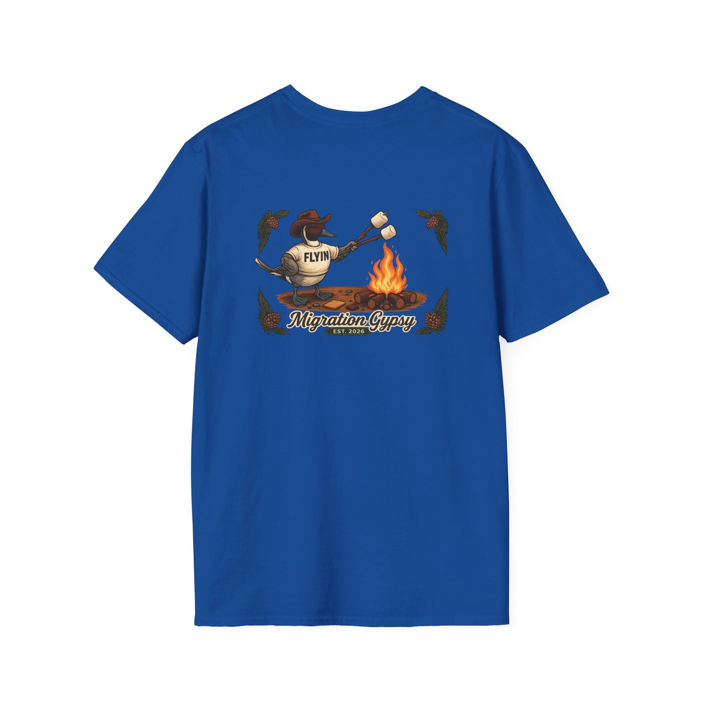 Flyin' Campfire T-Shirt — 2 Back Styles