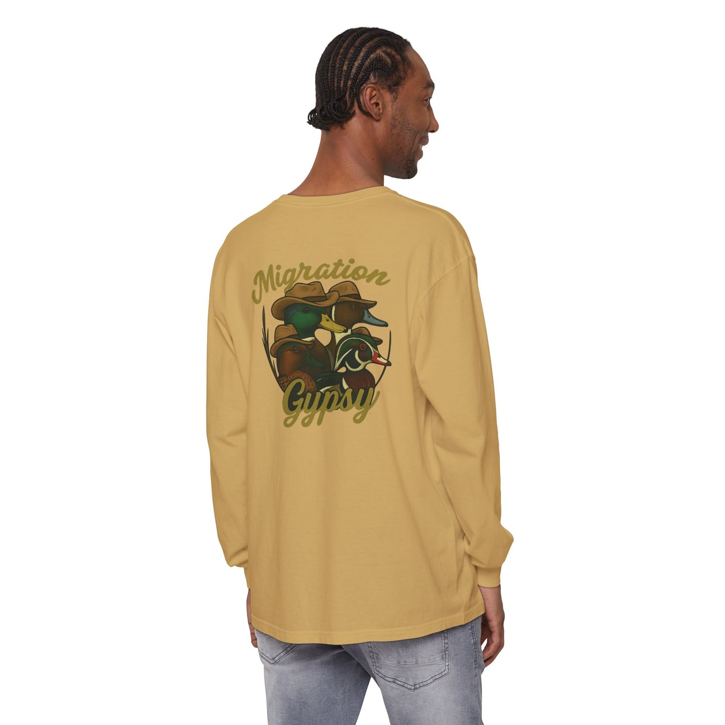 Men's Gypsy Gang Long Sleeve Tee - Mallard, Pintail, Wood Duck and Teal