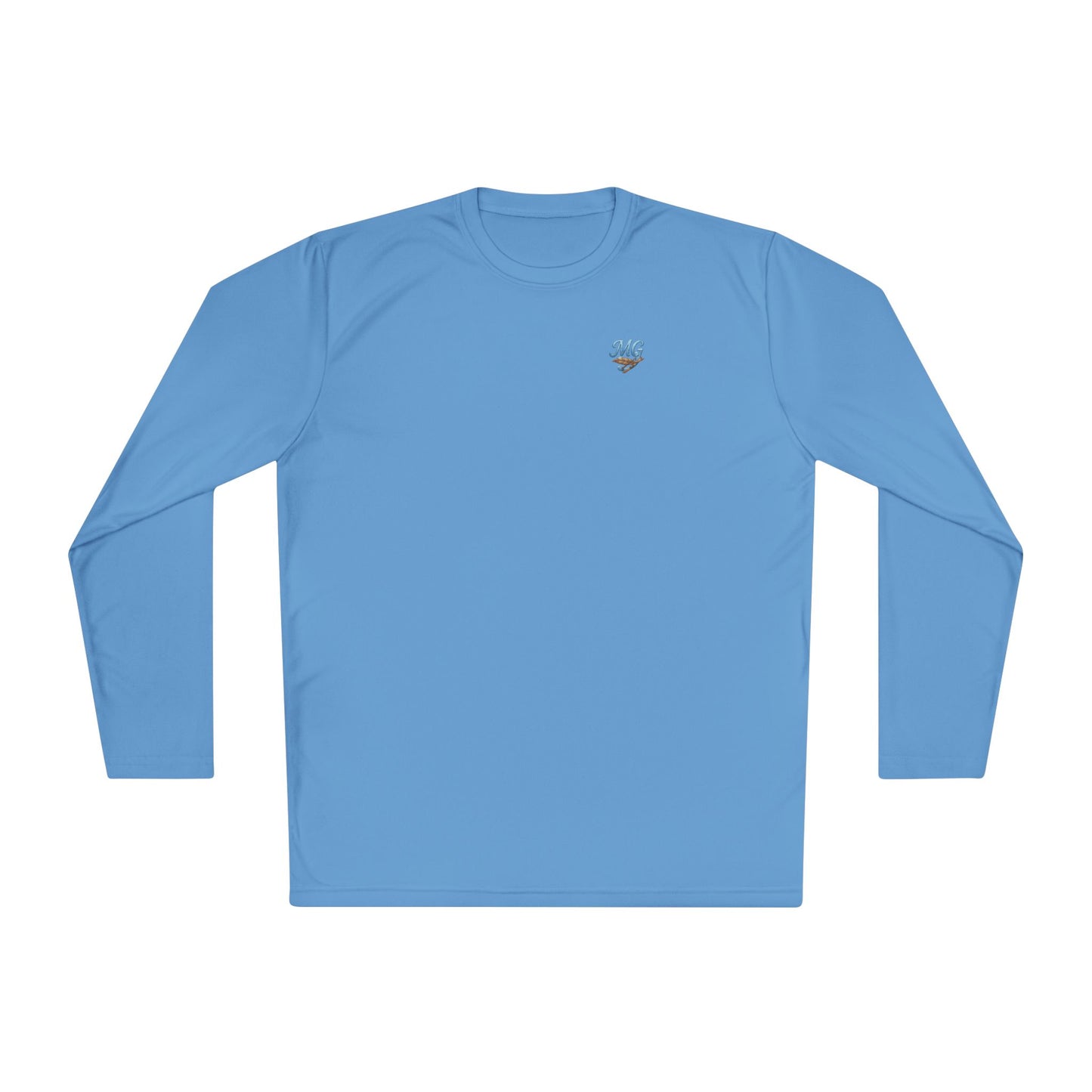 Long Sleeve MG Winter Front Snow Ski Pintail on Back Performance Tee
