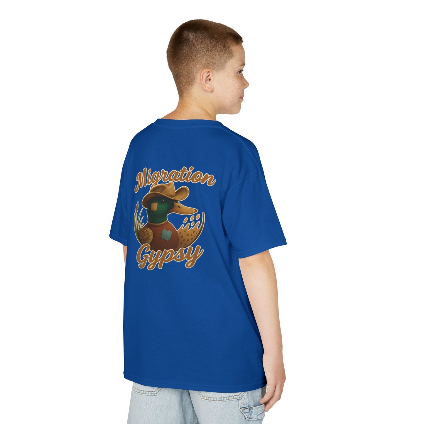 Kids Tee — Mallard Migration Gypsy Front & Back