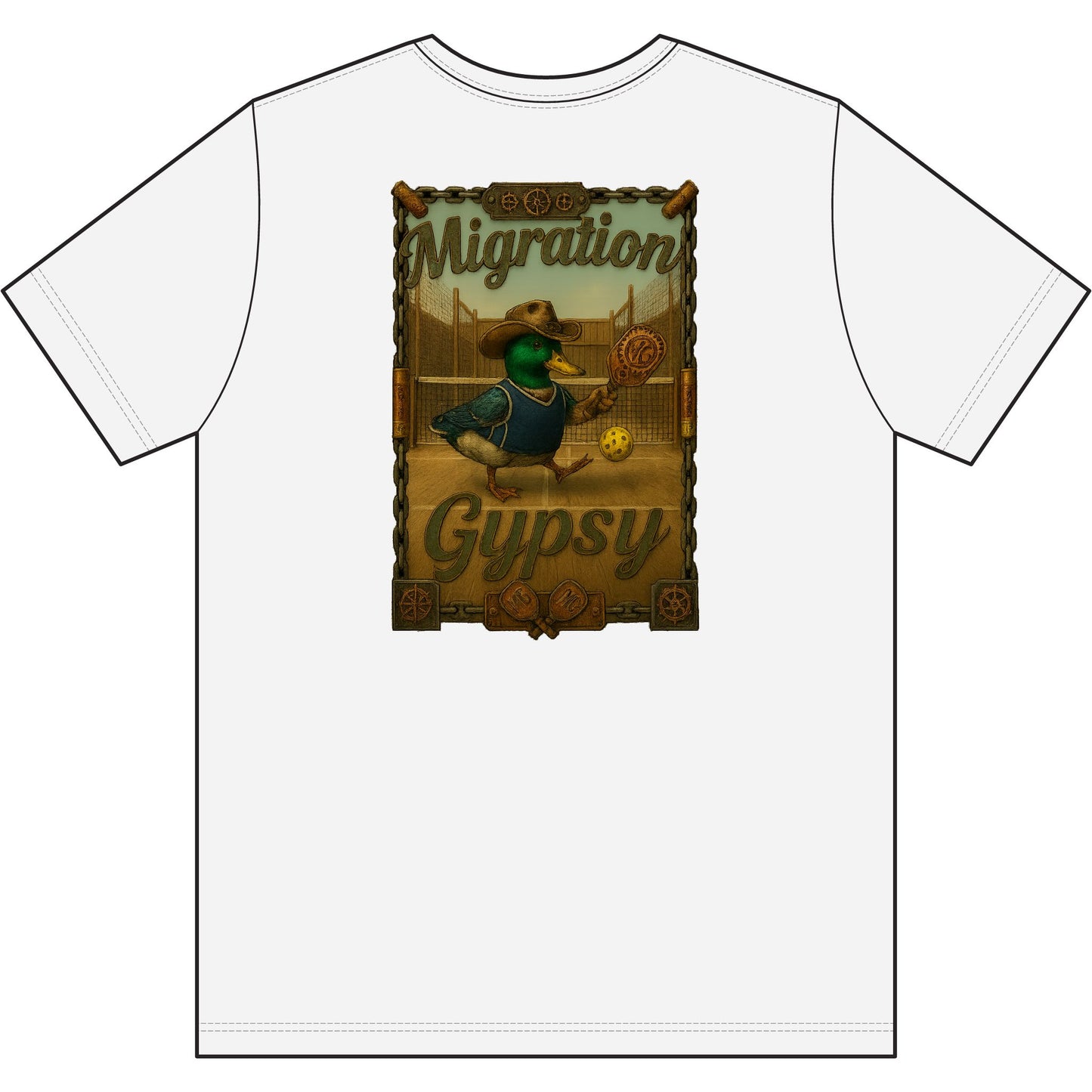 Pickleball Mallard Migrator Unisex Tee