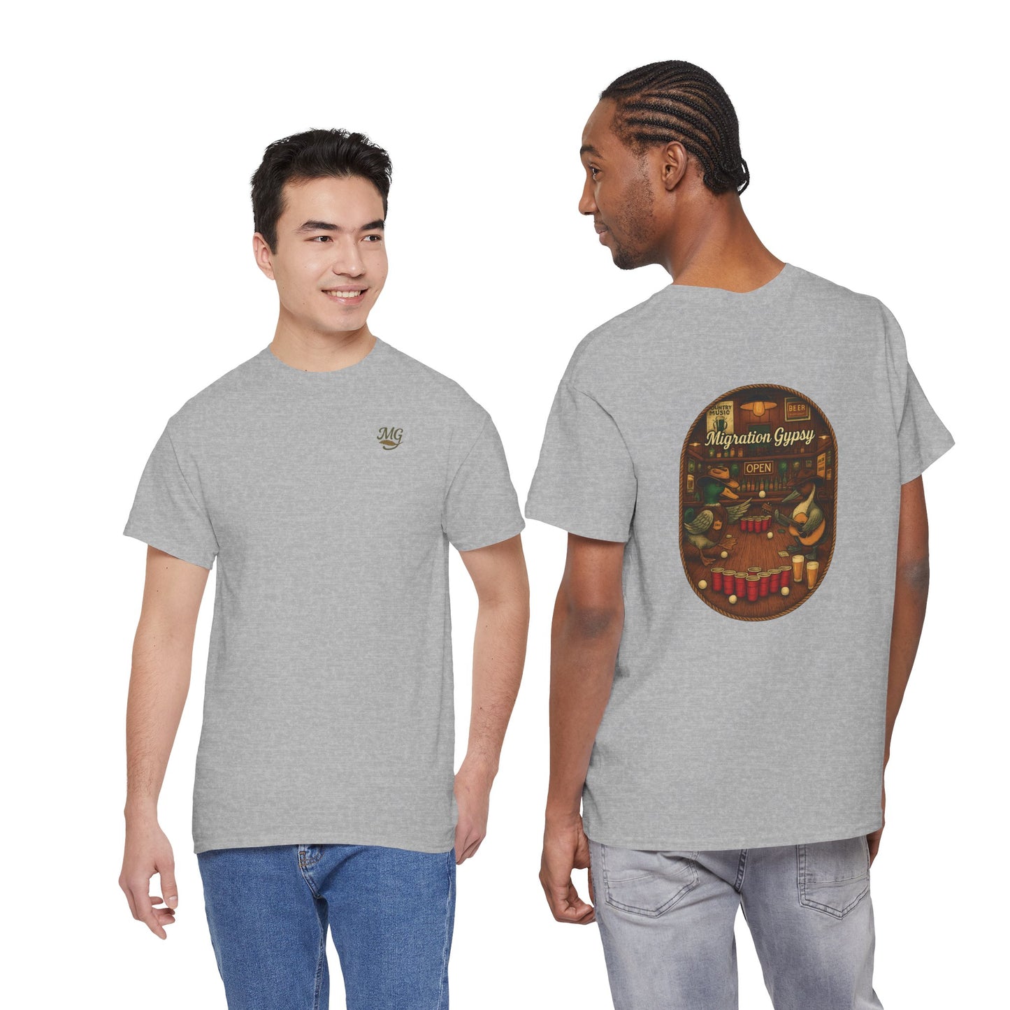 Gypsy Beer Pong Unisex Heavy Cotton Tee