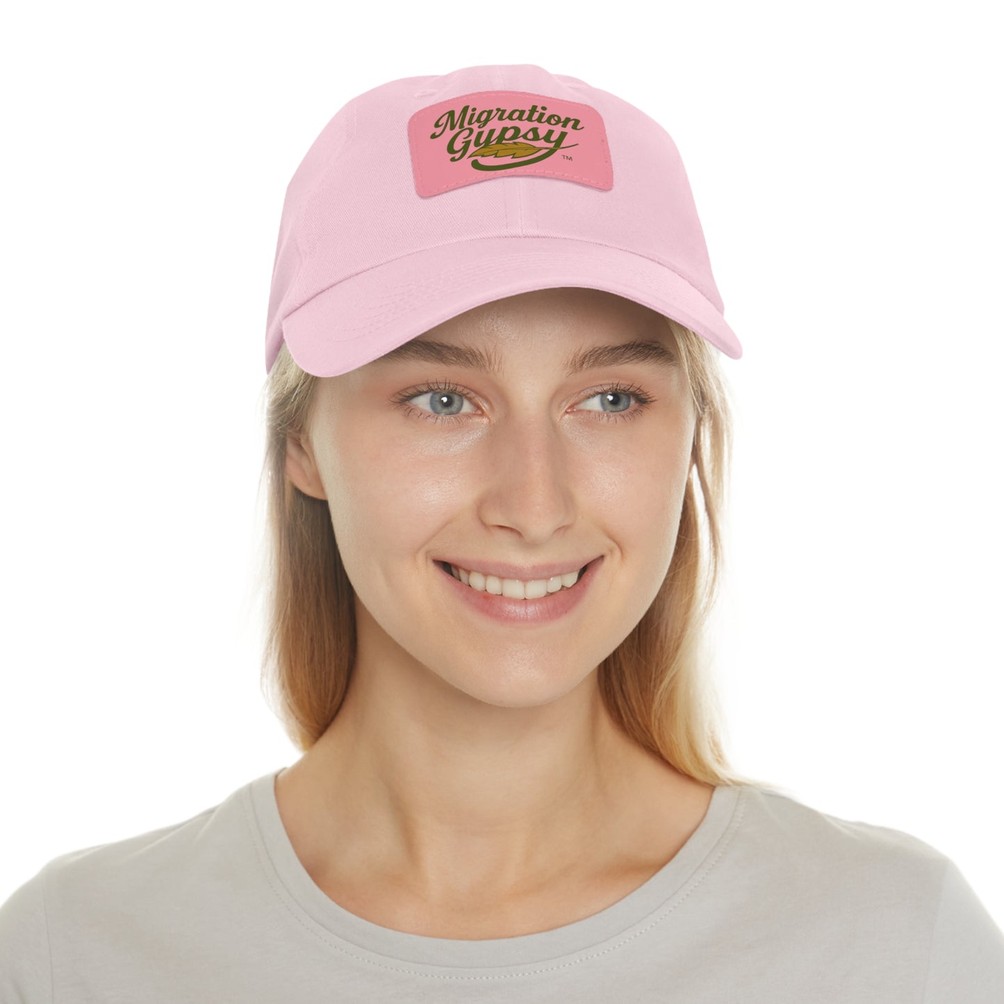 Unisex Migration Gypsy Leather Patch Hat — 12 Combo Colors Men's & Ladies