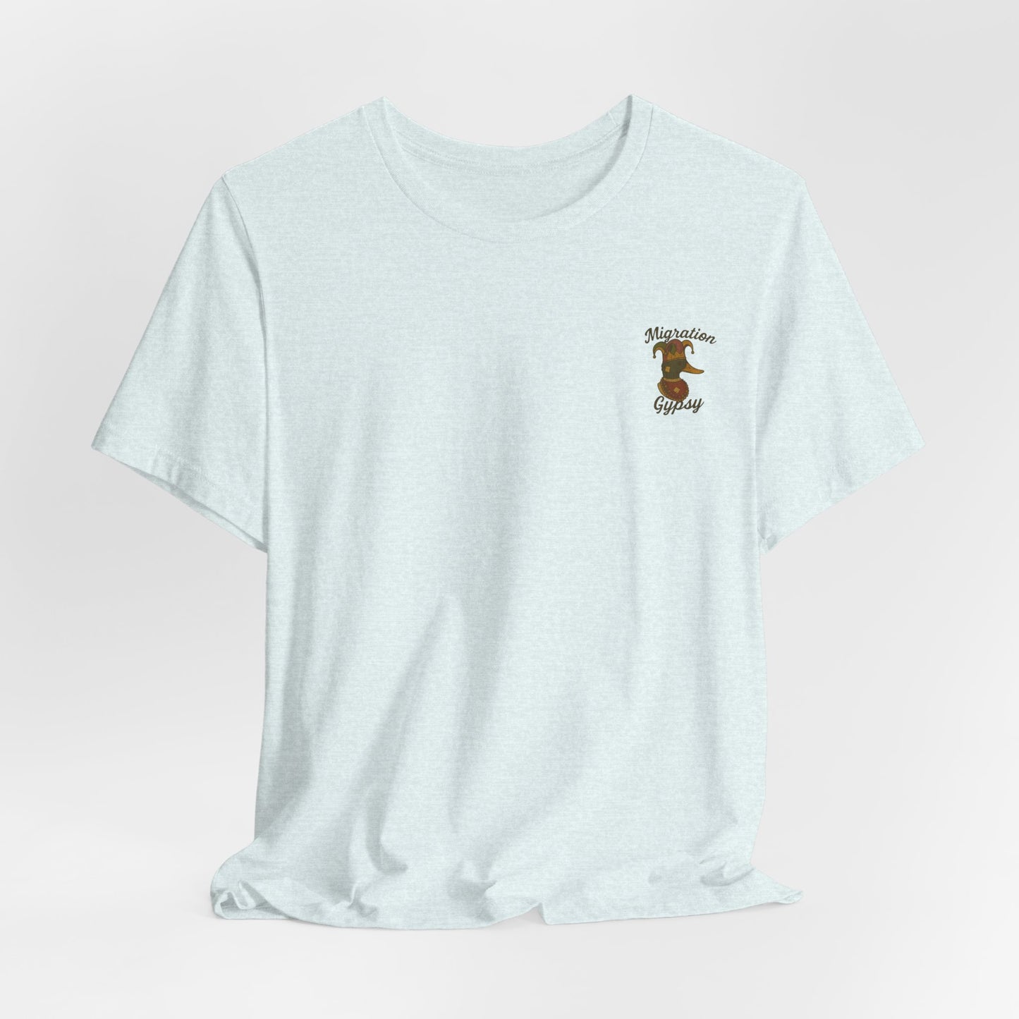 Migration Mardi Gras Vintage Duck Boat Travel Tee