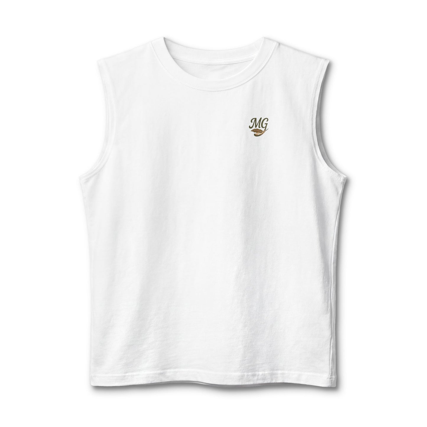 Muscle Tank — Duck Beach Chillin (MG Chest Logo)
