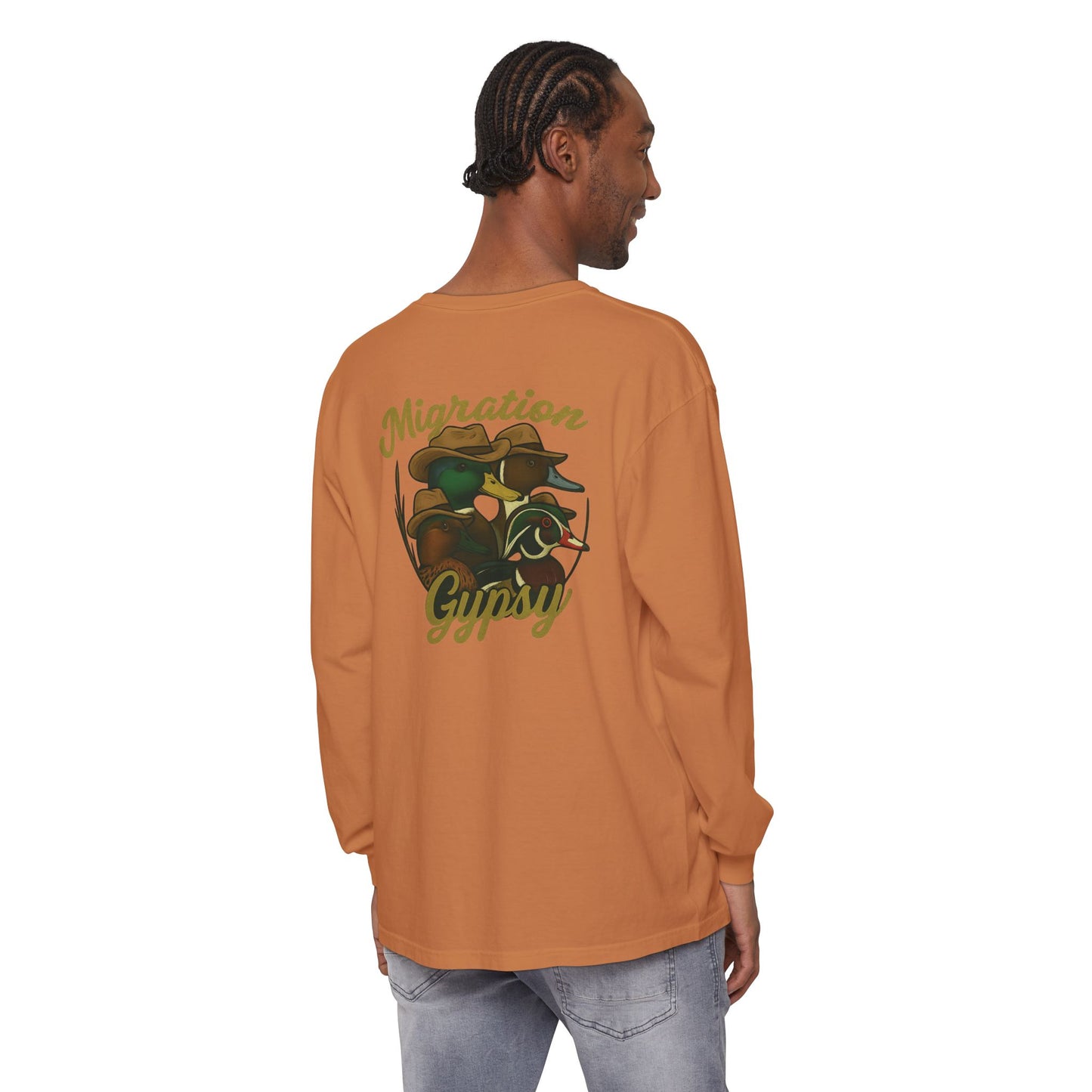 Men's Gypsy Gang Long Sleeve Tee - Mallard, Pintail, Wood Duck and Teal