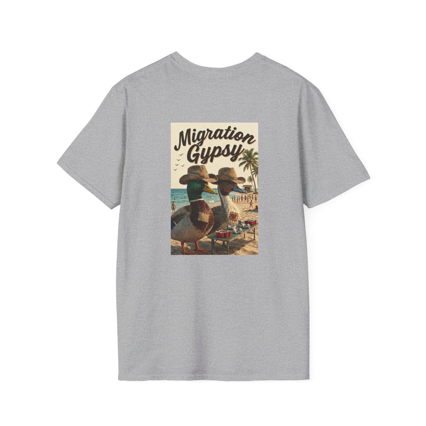 Beach Beer Pong Dual Migrators Tee