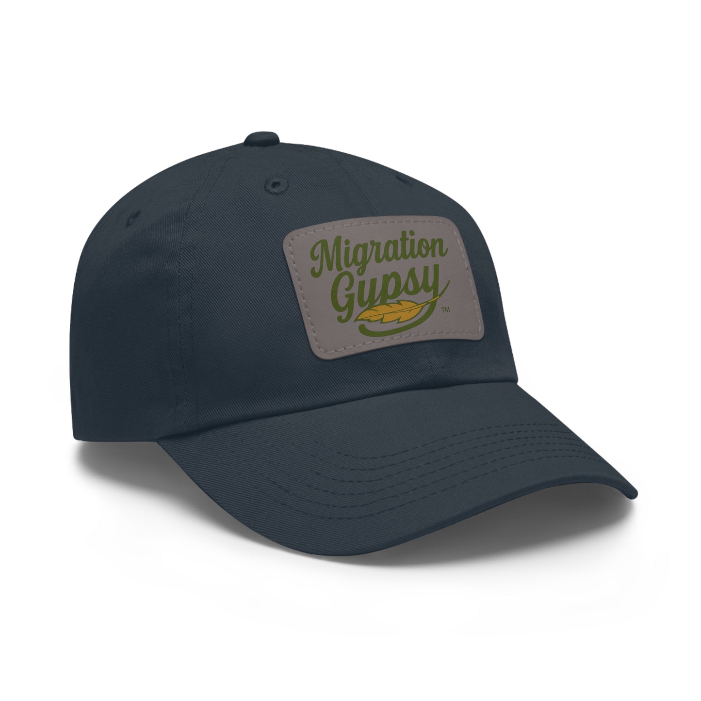 Unisex Migration Gypsy Leather Patch Hat — 12 Combo Colors Men's & Ladies