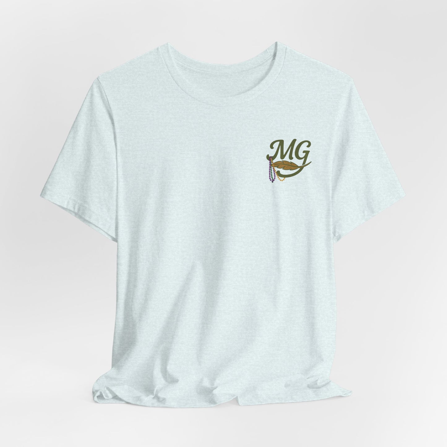 Mardi Gras Jester Mallard - Unisex Jersey Short Sleeve Tee