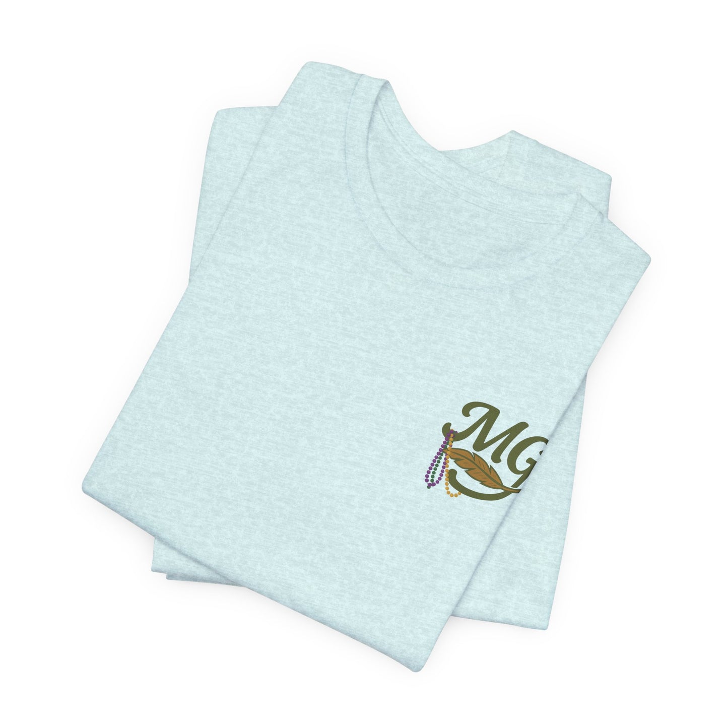 Mardi Gras Jester Mallard - Unisex Jersey Short Sleeve Tee