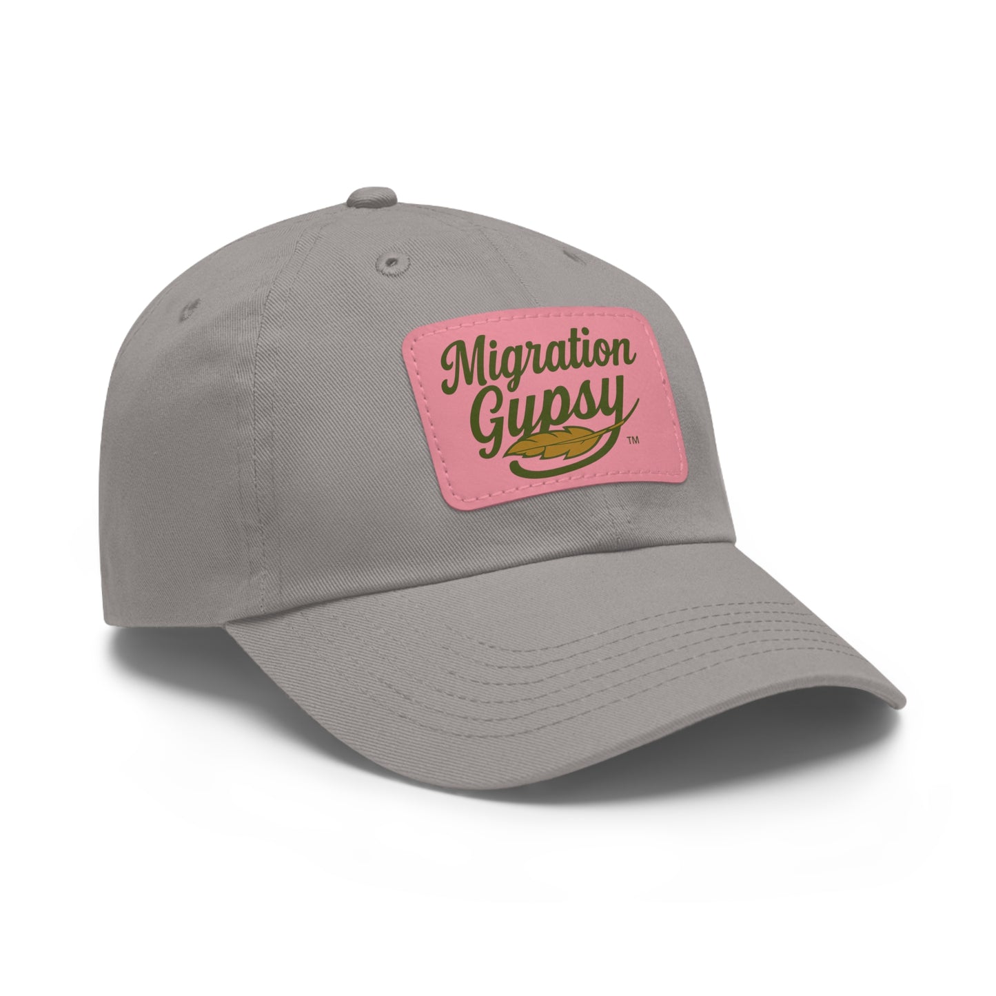 Unisex Migration Gypsy Leather Patch Hat — 12 Combo Colors Men's & Ladies