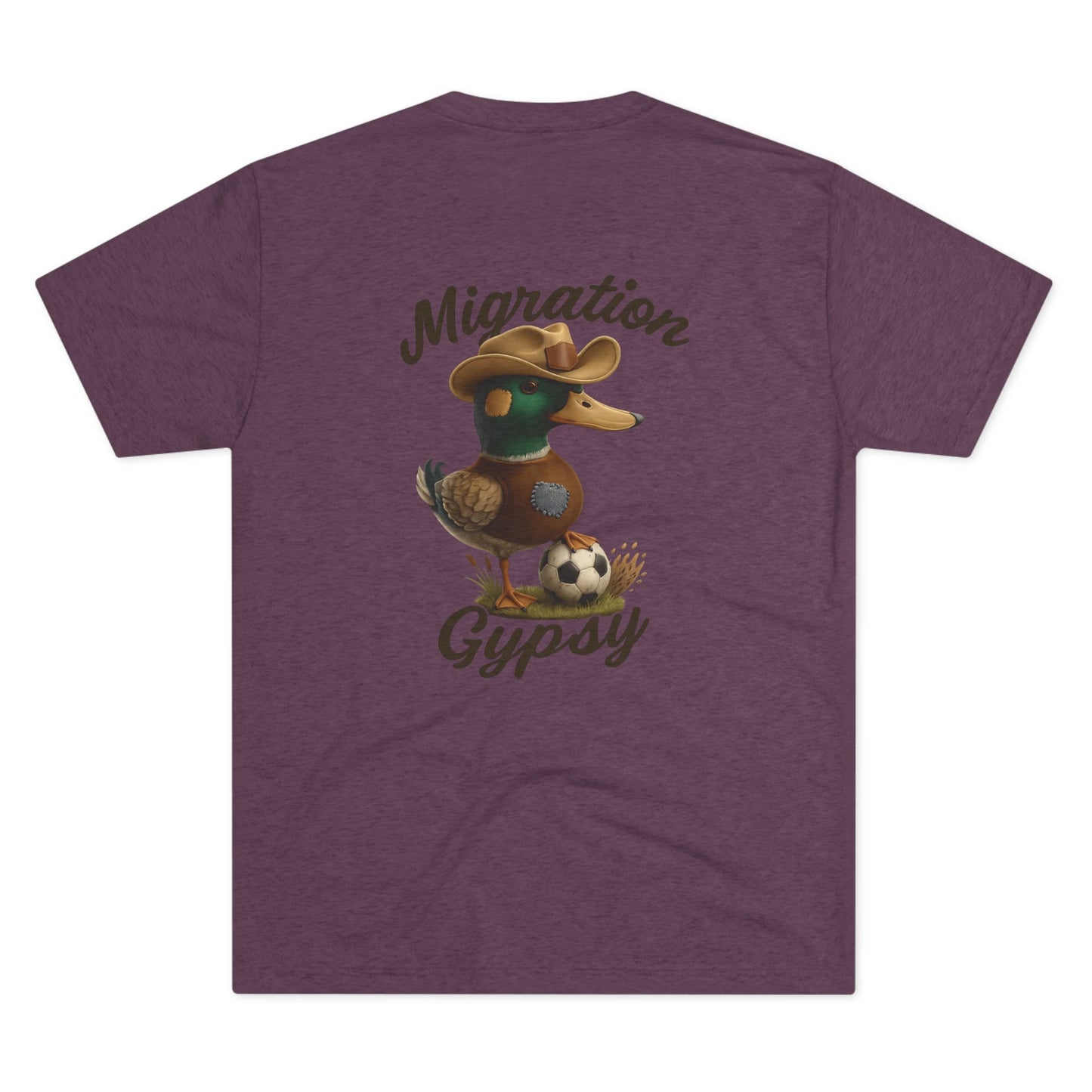 Soccer Migration Mallard Tee w/Soccer Ball Front Mallard Back
