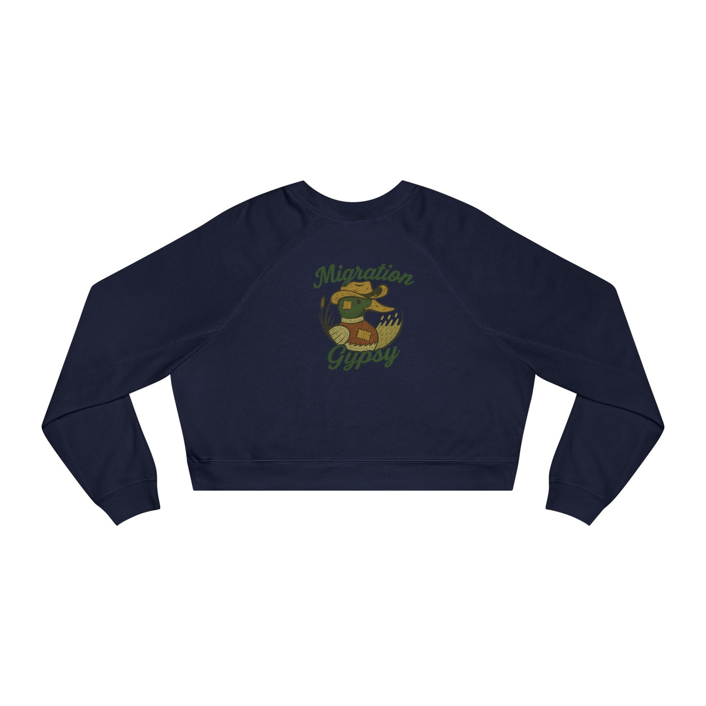 Migration Mallard Cropped Pullover | Fleece Sweatshirt