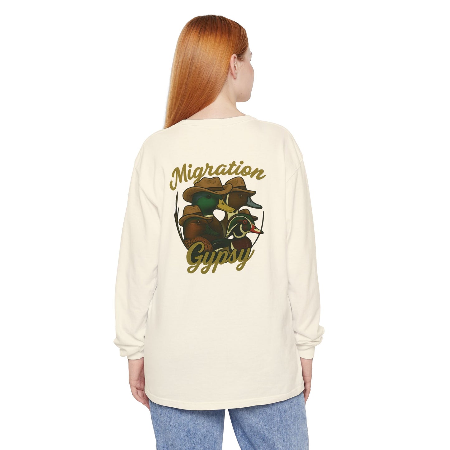 Men's Gypsy Gang Long Sleeve Tee - Mallard, Pintail, Wood Duck and Teal