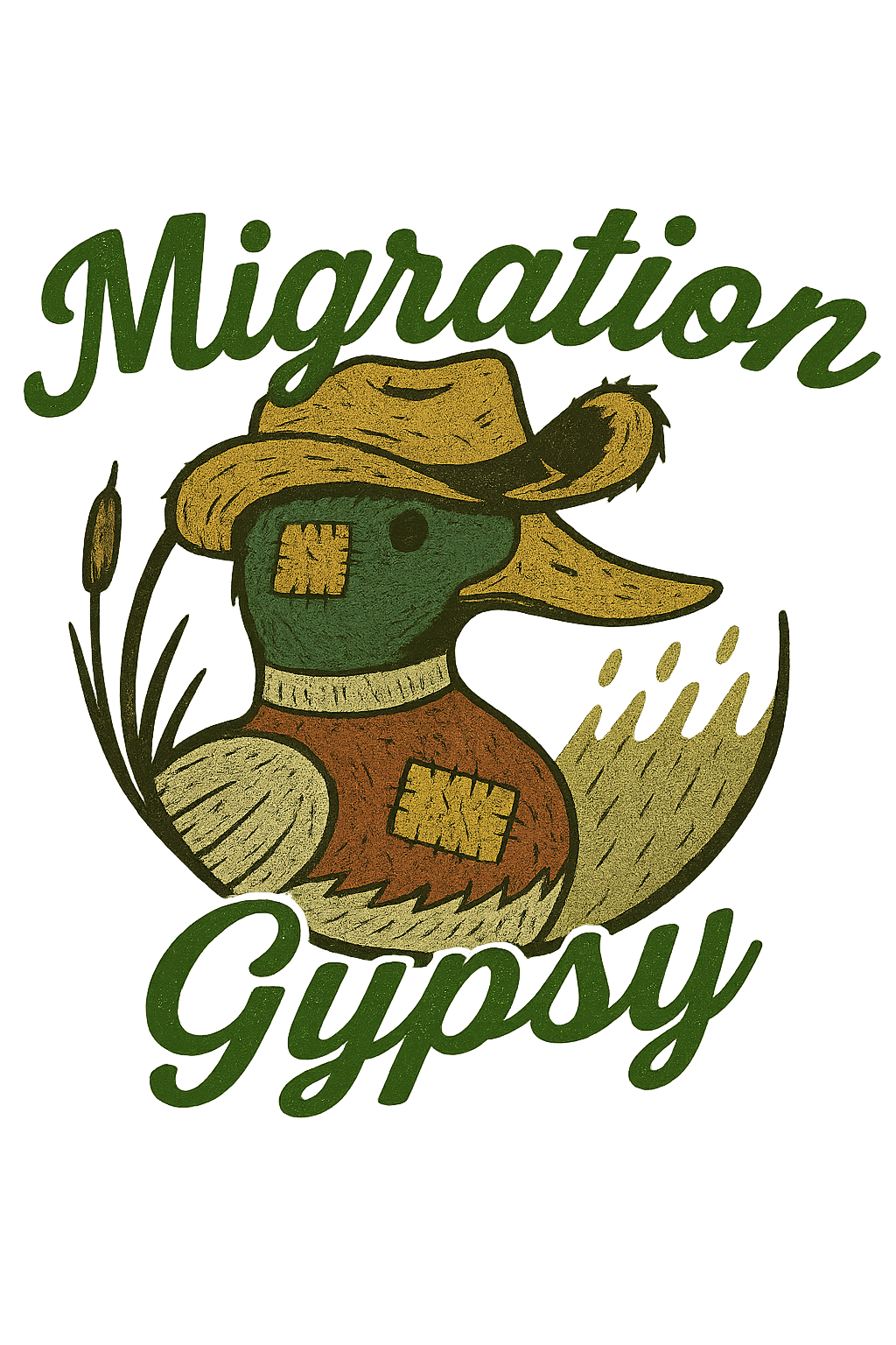 Migration Mallard Cropped Pullover | Fleece Sweatshirt