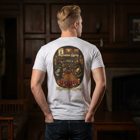 Migration Gypsy Beer Pong Pub Tee