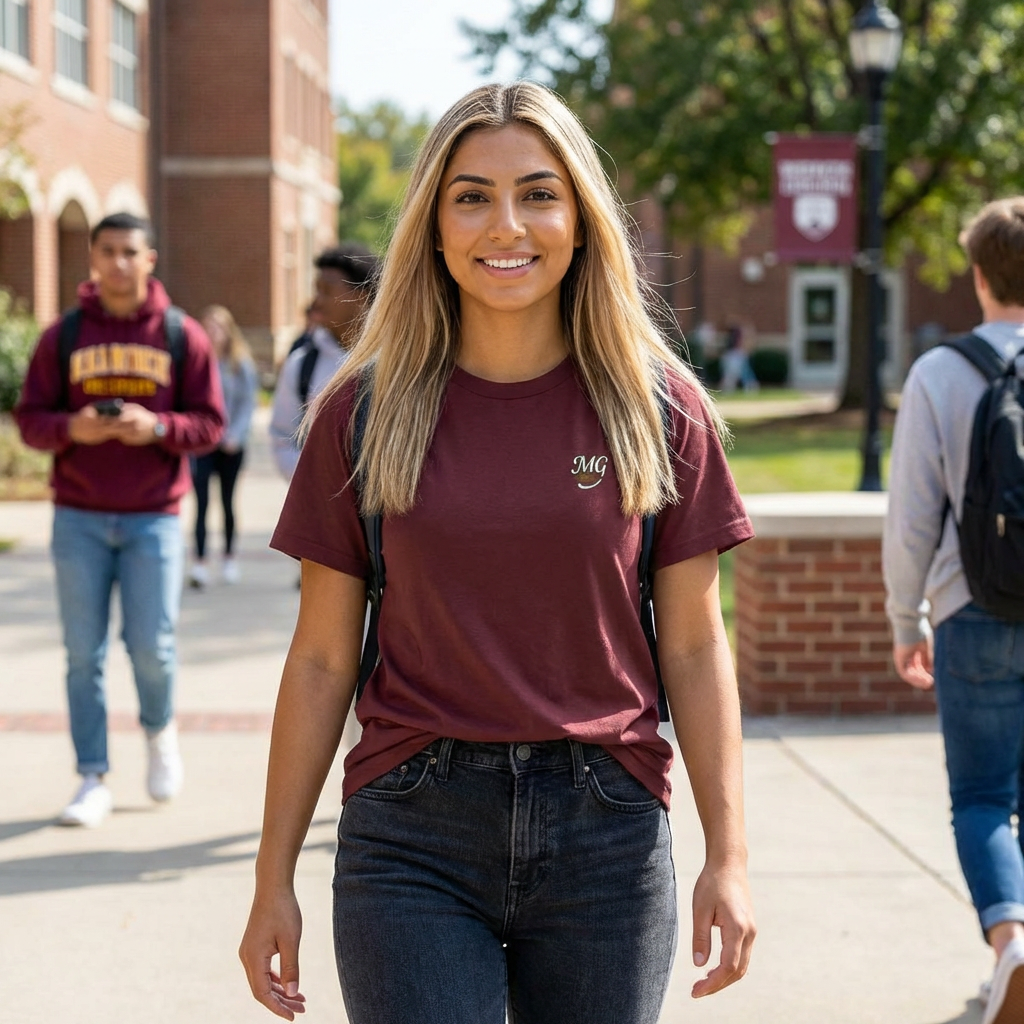 Ladies Mallard Gypsy Short Tee MG Front Logo