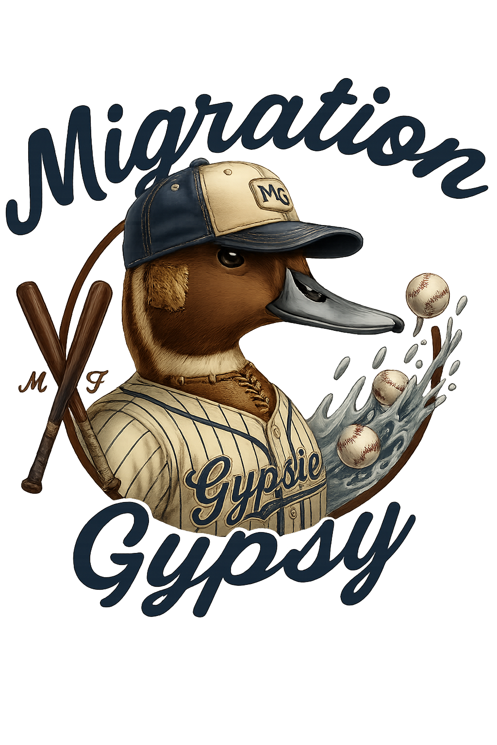 Kids T-Shirt — Pintail Baseball Gypsy