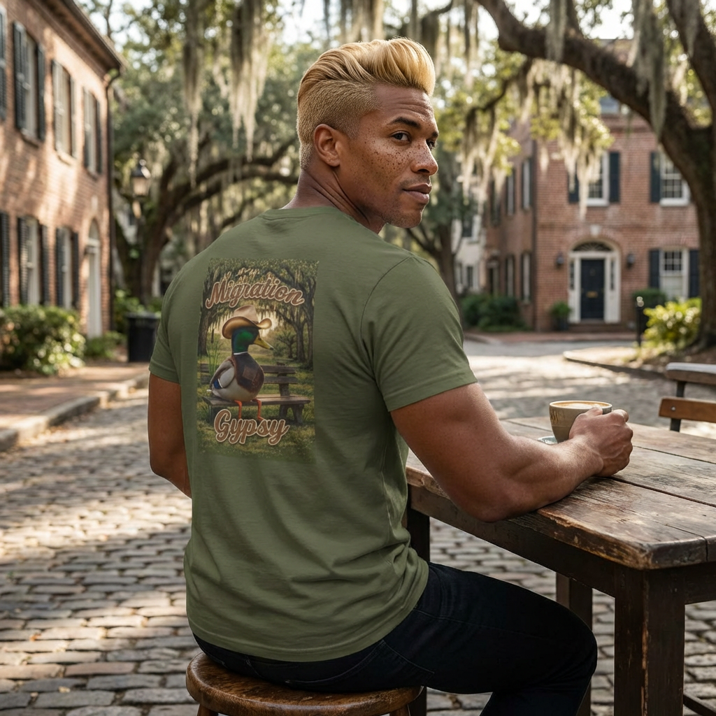 Mallard Park Bench Mallard - MG Front Unisex Tee