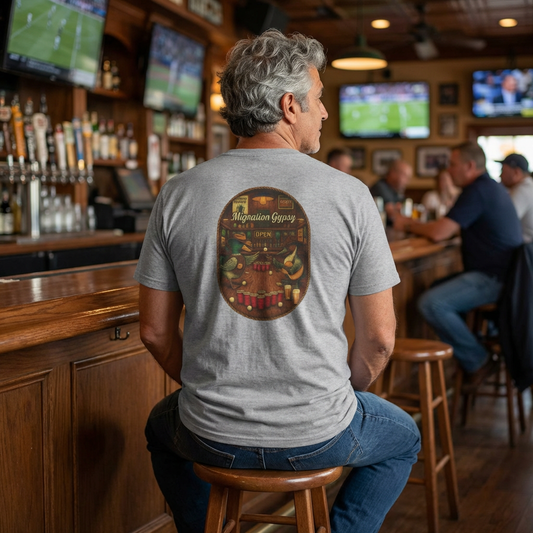 Gypsy Beer Pong Unisex Heavy Cotton Tee