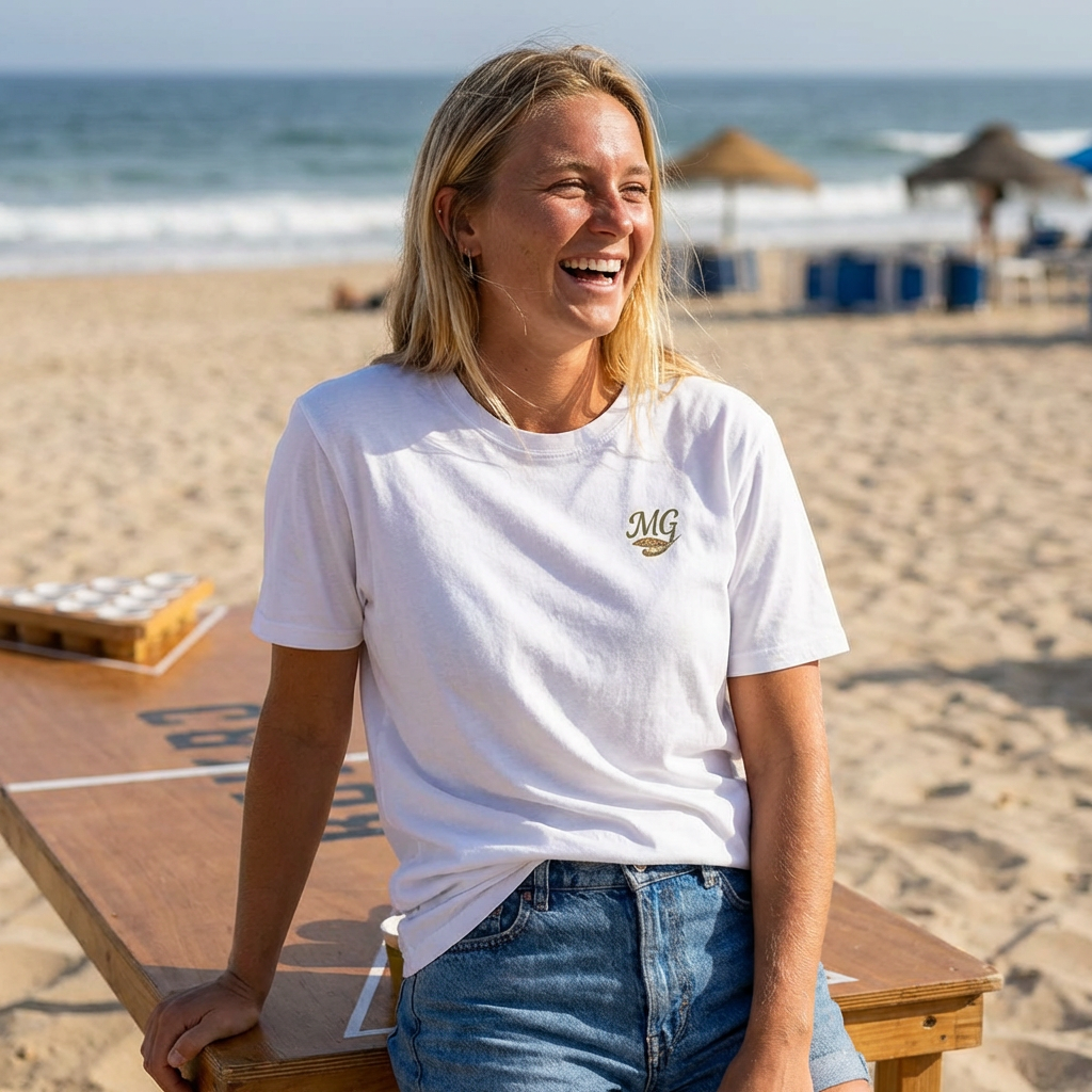 Beach Beer Pong Dual Migrators Tee