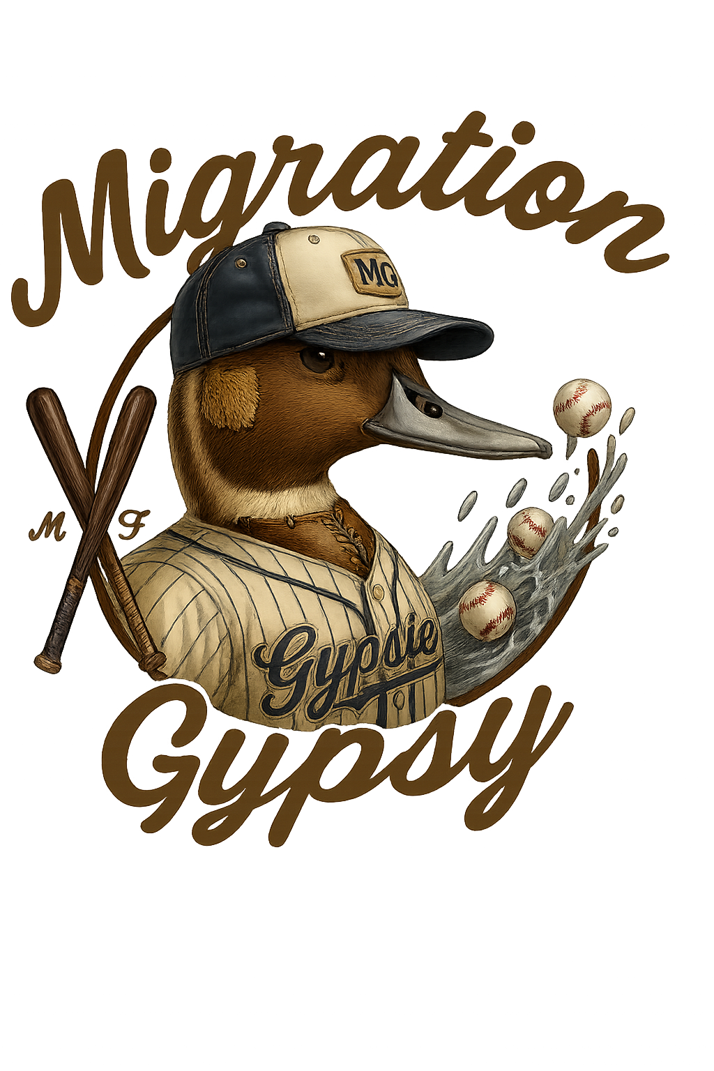 Women's Cotton Pintail Baseball Polyester T-Shirt