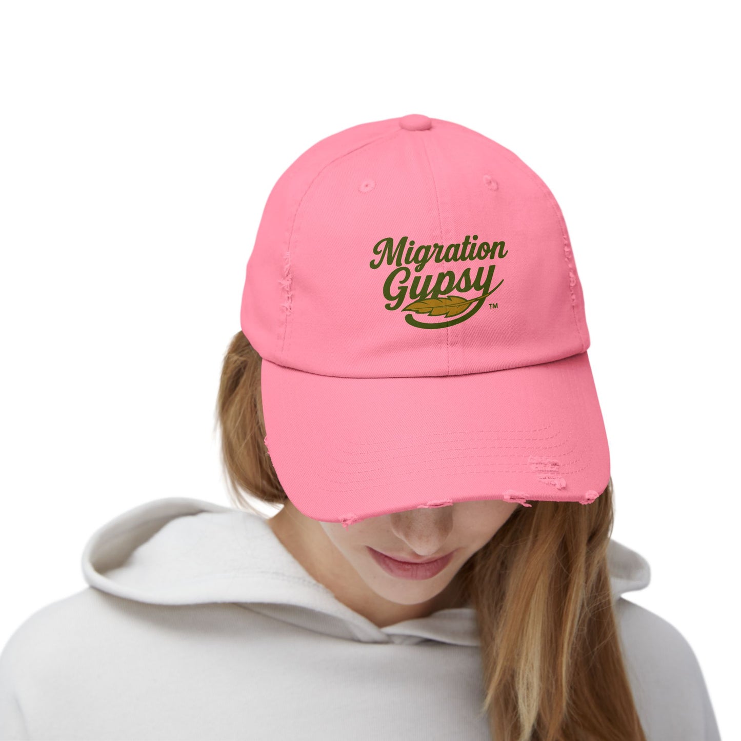Distressed Cap — "Migration Gypsy" Retro Surf Hat