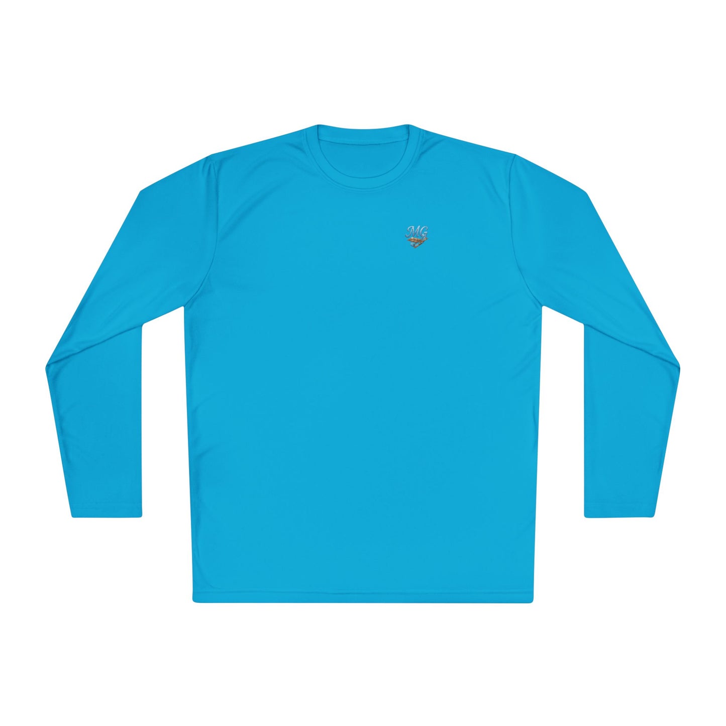 Long Sleeve MG Winter Front Snow Ski Pintail on Back Performance Tee