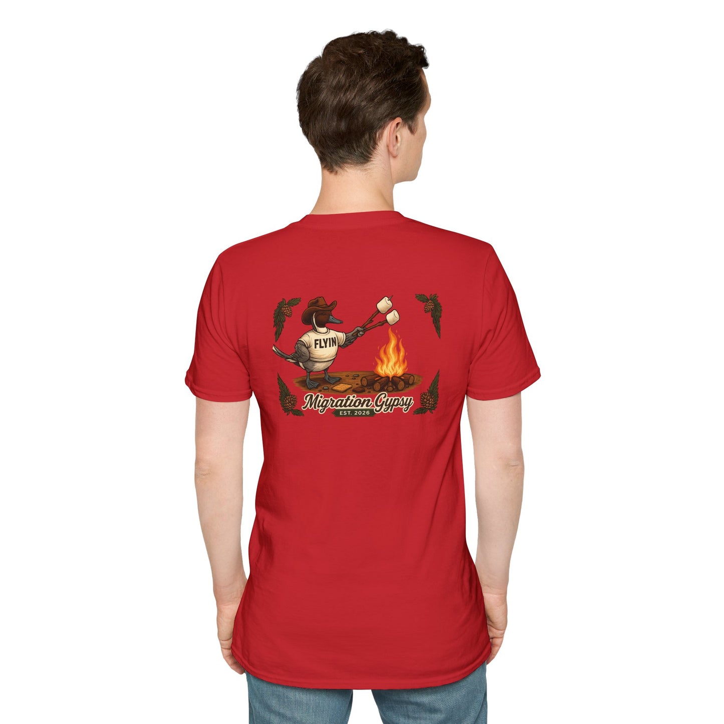 Flyin' Campfire T-Shirt — 2 Back Styles