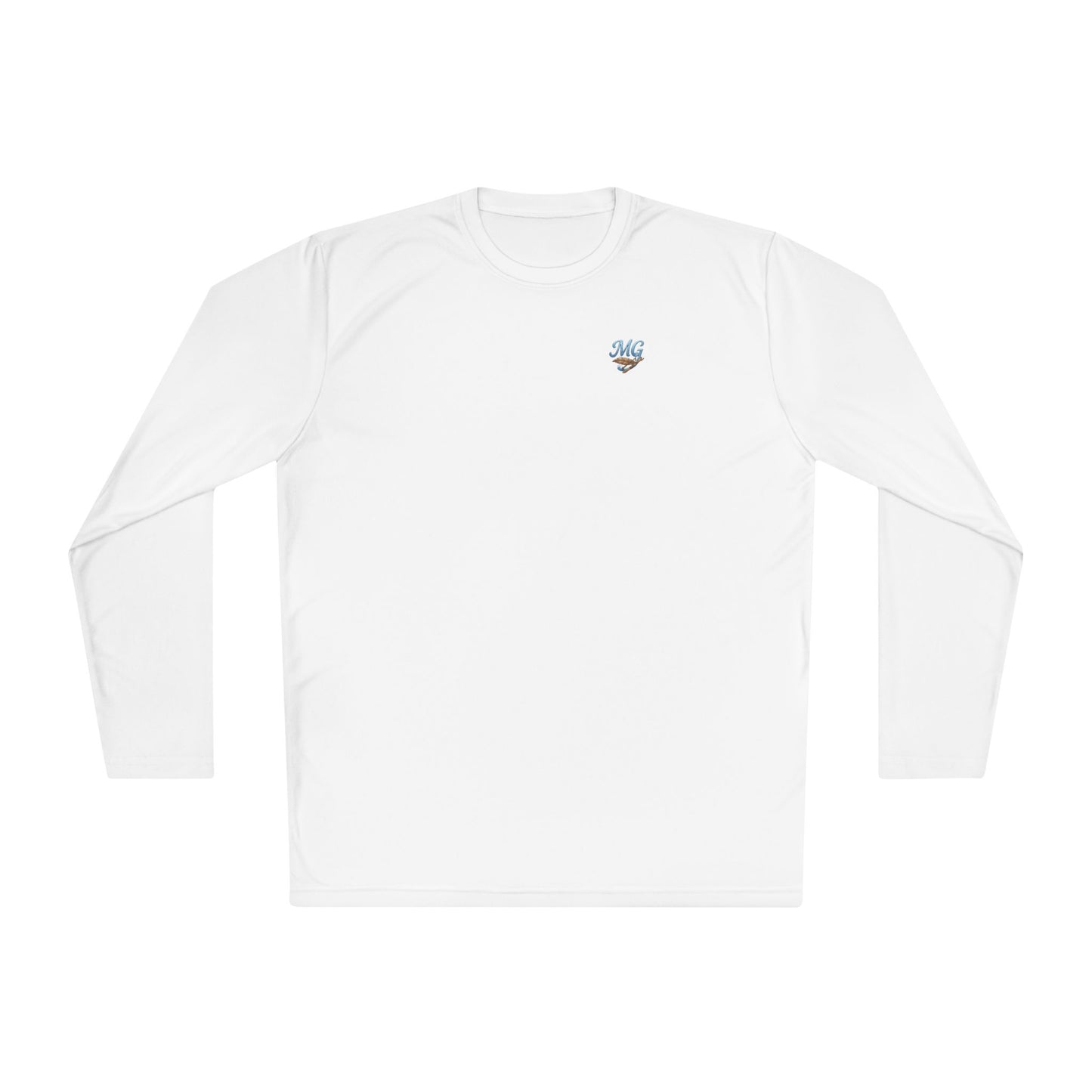 Long Sleeve MG Winter Front Snow Ski Pintail on Back Performance Tee