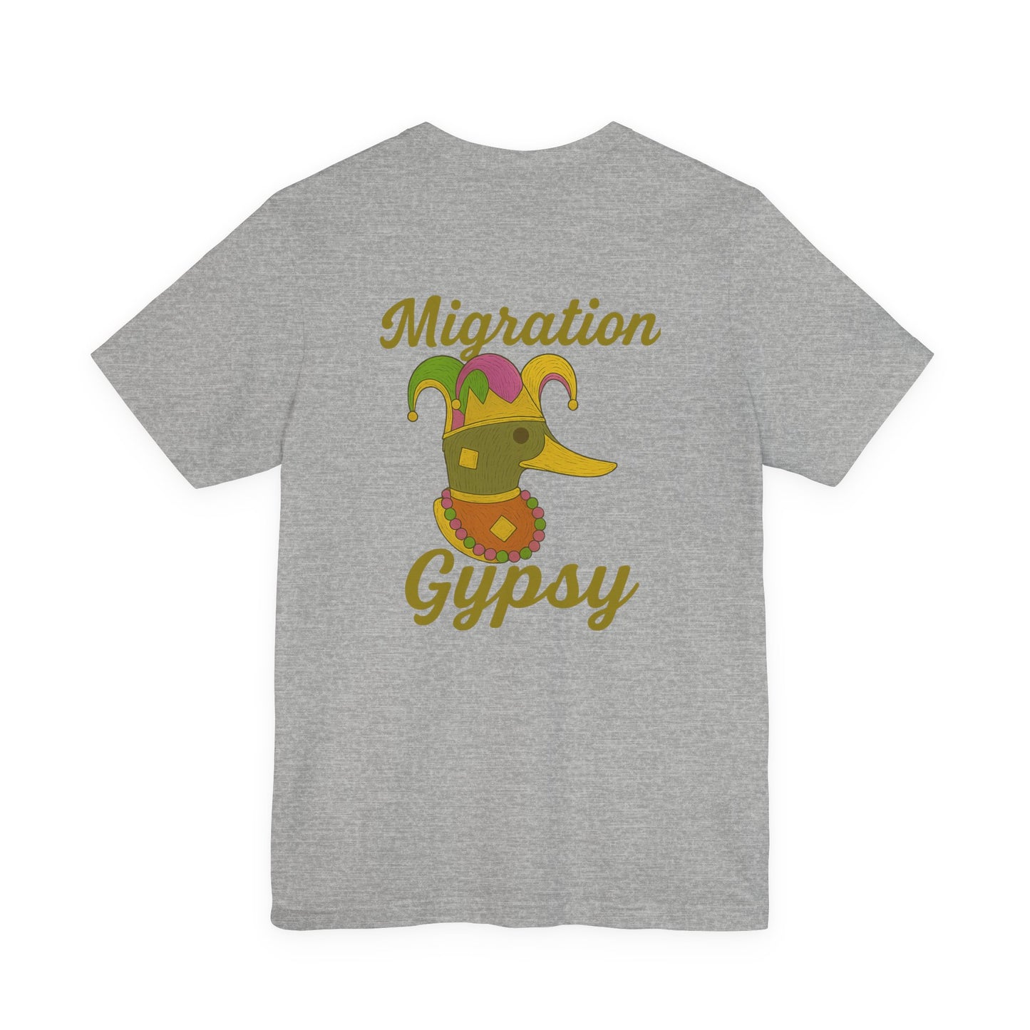 Mardi Gras Jester Mallard - Unisex Jersey Short Sleeve Tee