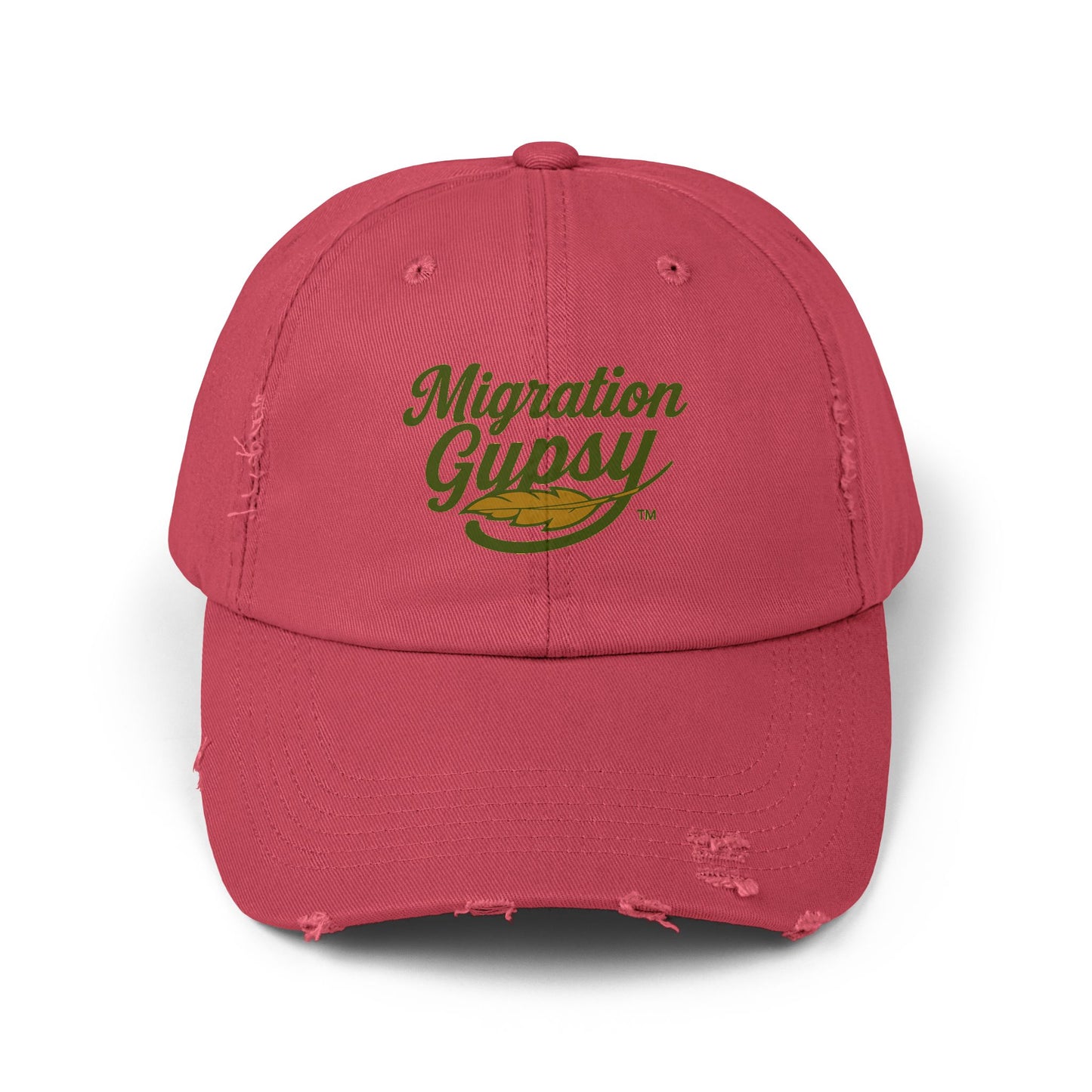 Distressed Cap — "Migration Gypsy" Retro Surf Hat