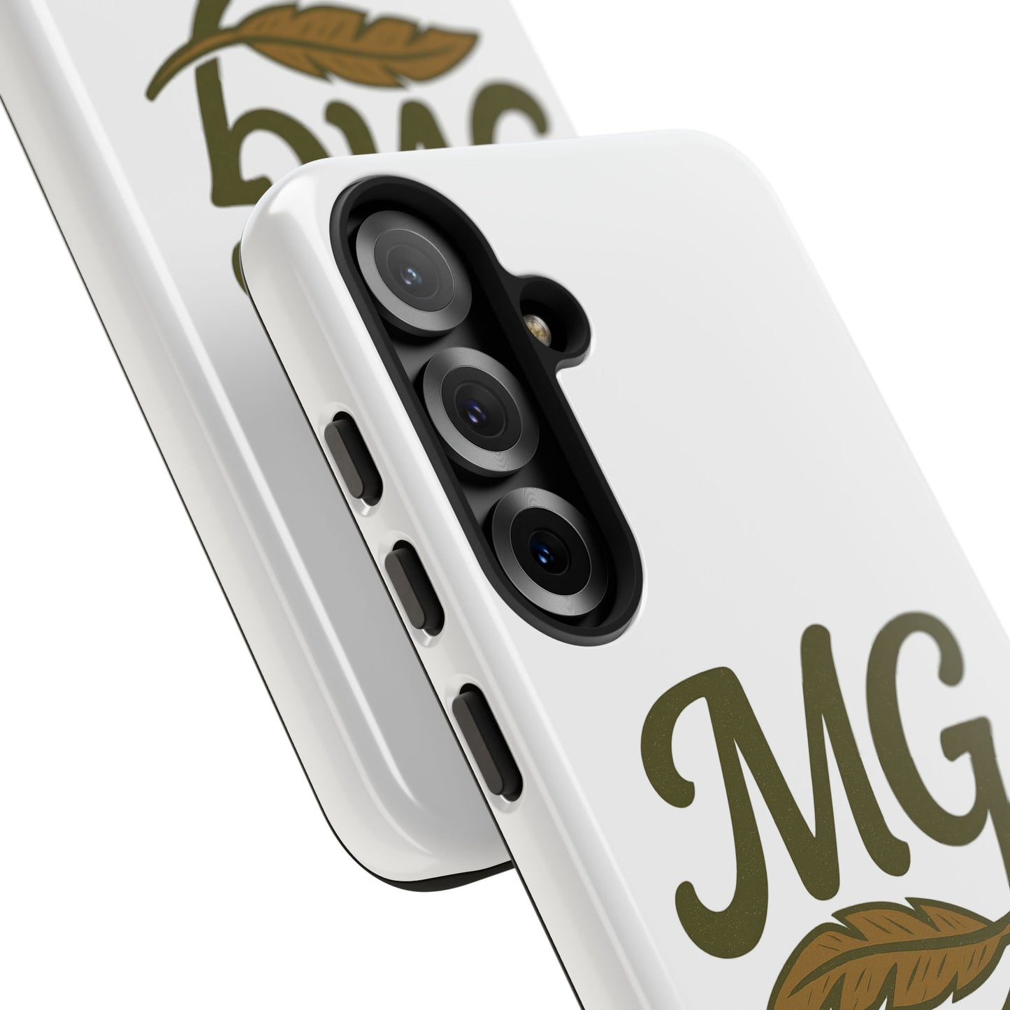 MG Leaf Tough Phone Case — Monogram Protective Phone Cover