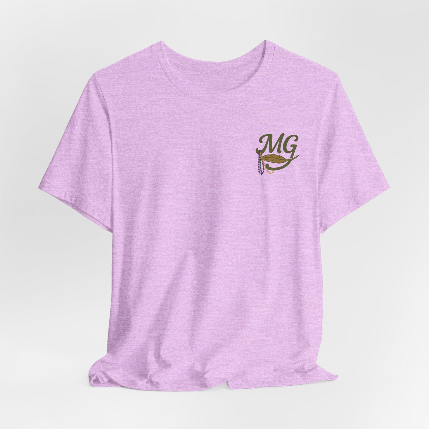 Mardi Gras Jester Mallard - Unisex Jersey Short Sleeve Tee
